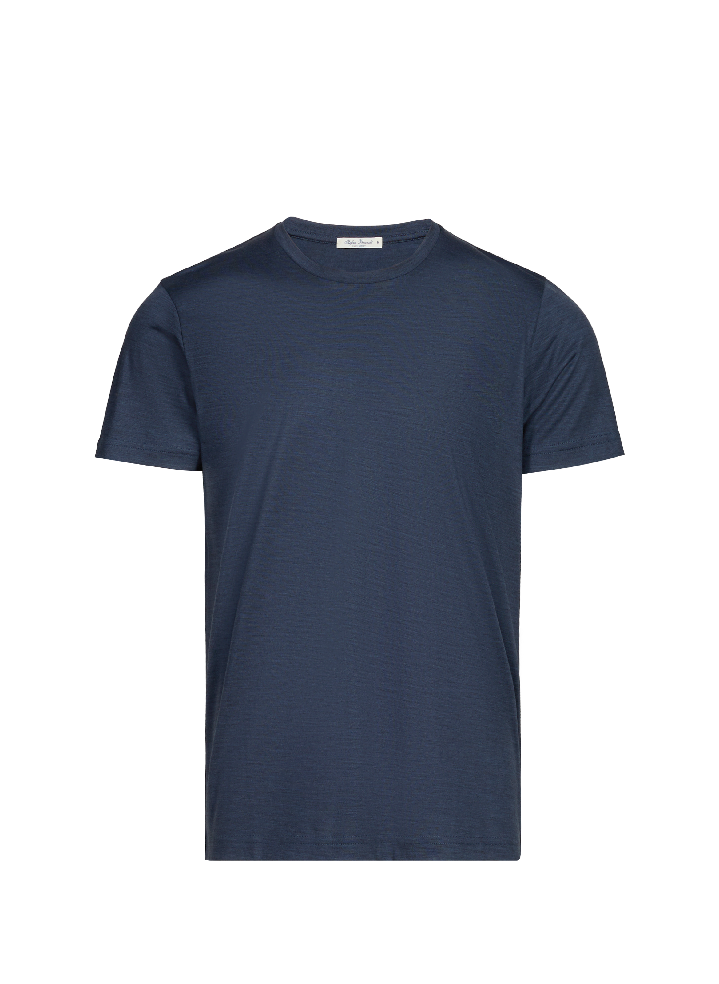 Straight short-sleeved merino wool T-shirt STEFAN BRANDT
