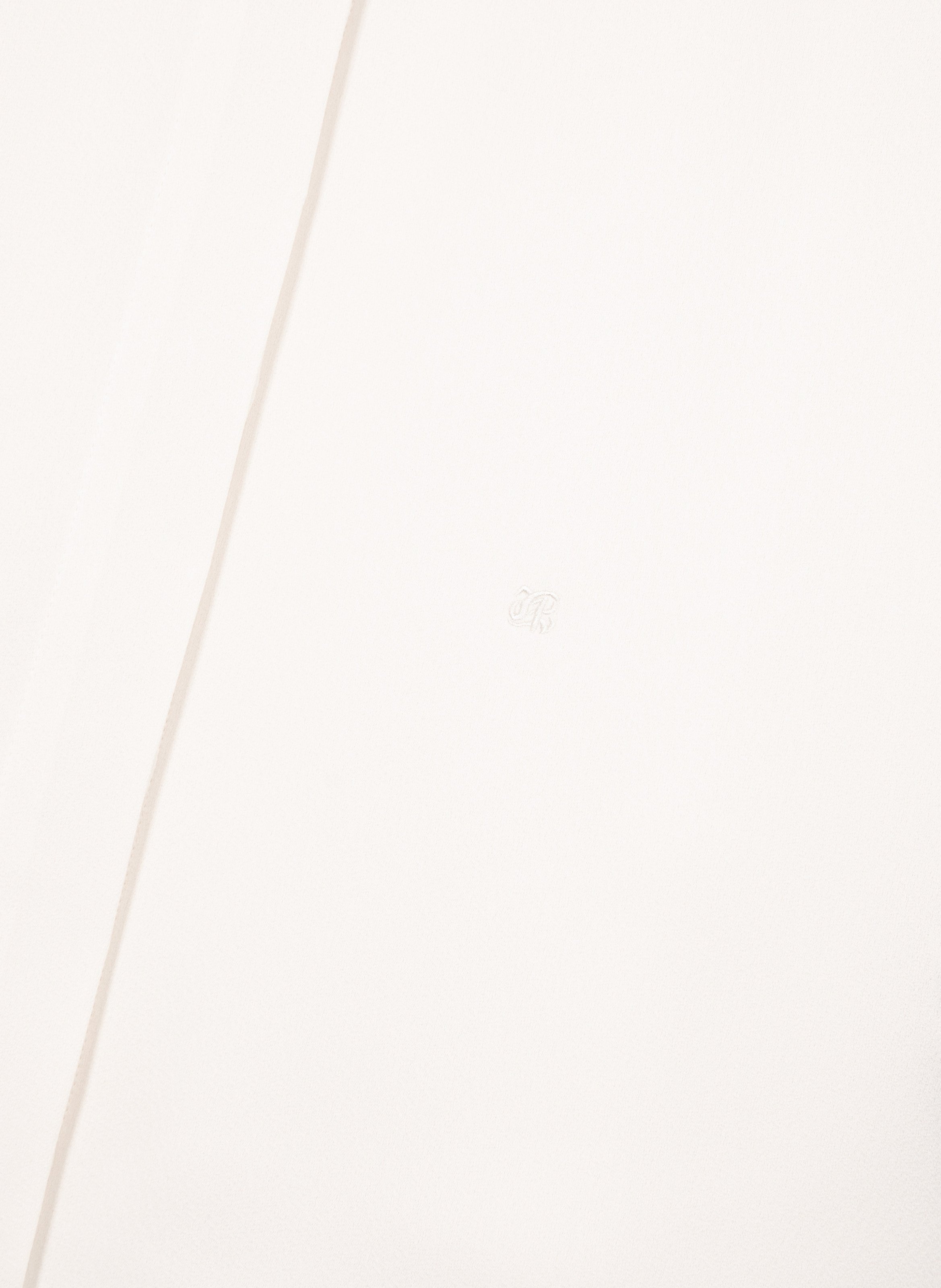 Chemise en satin THE KOOPLES Blanc