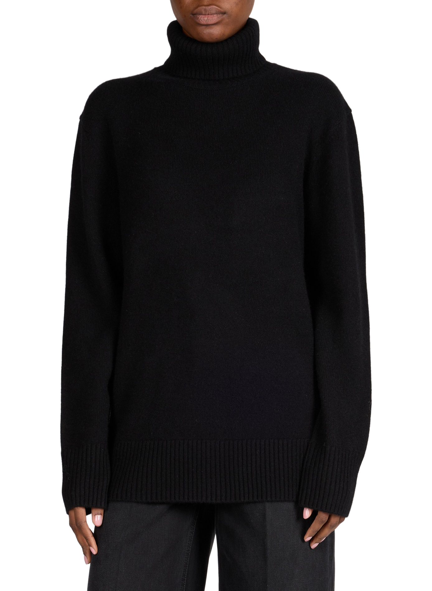 Cashmere roll-neck jumper  TOTEME Black