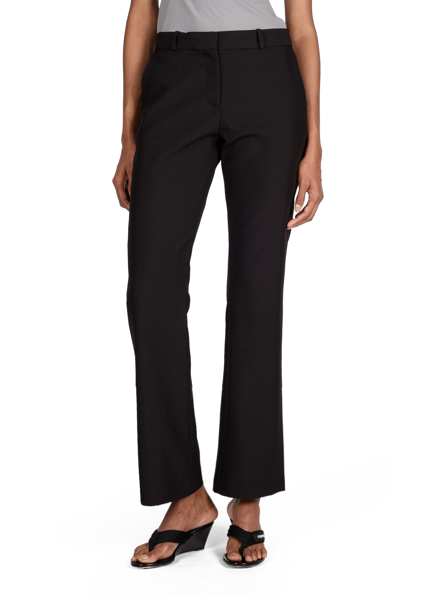 <p>Trousers bootcut plain</p> COPERNI Black