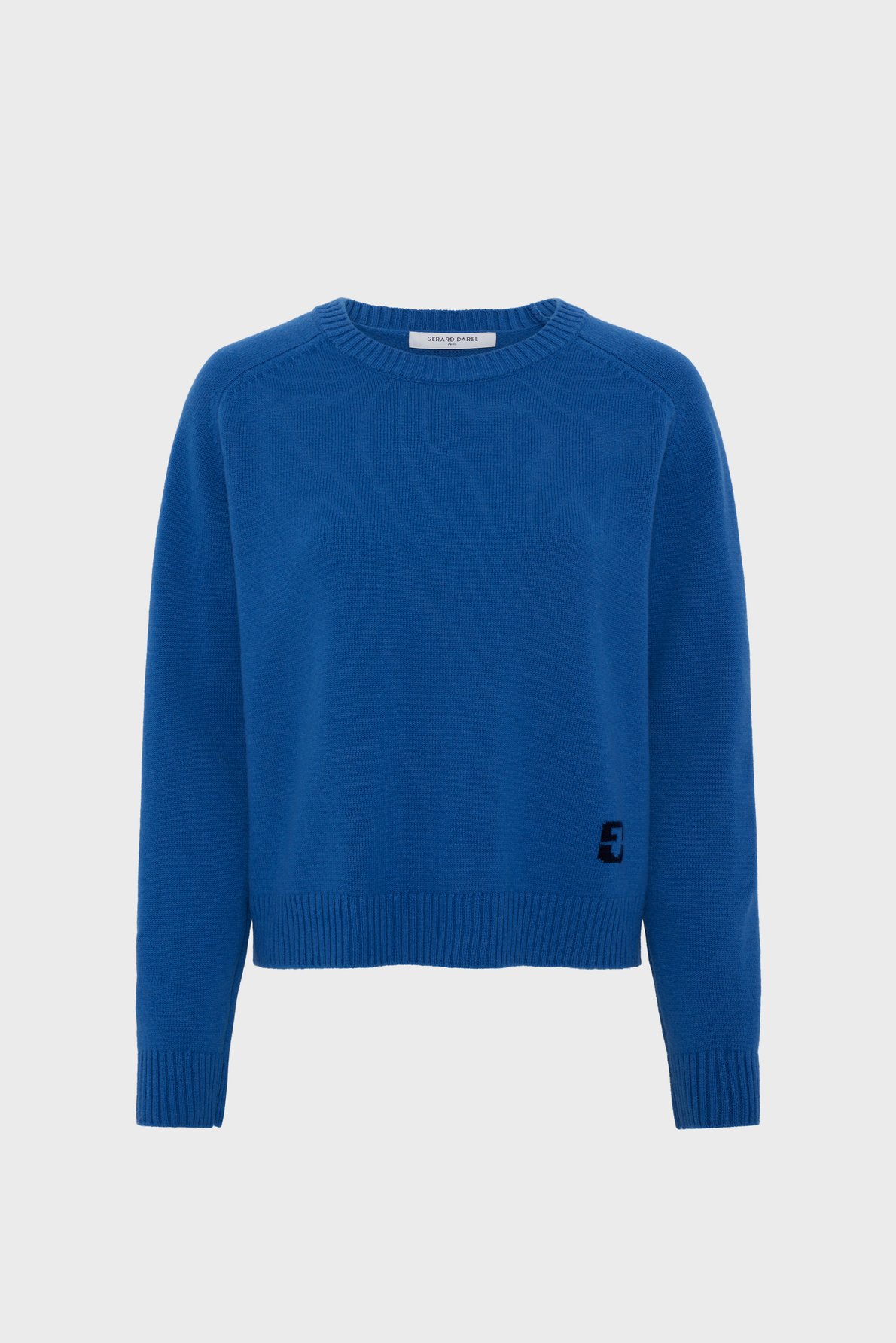 Pull à col rond en laine GERARD DAREL Bleu