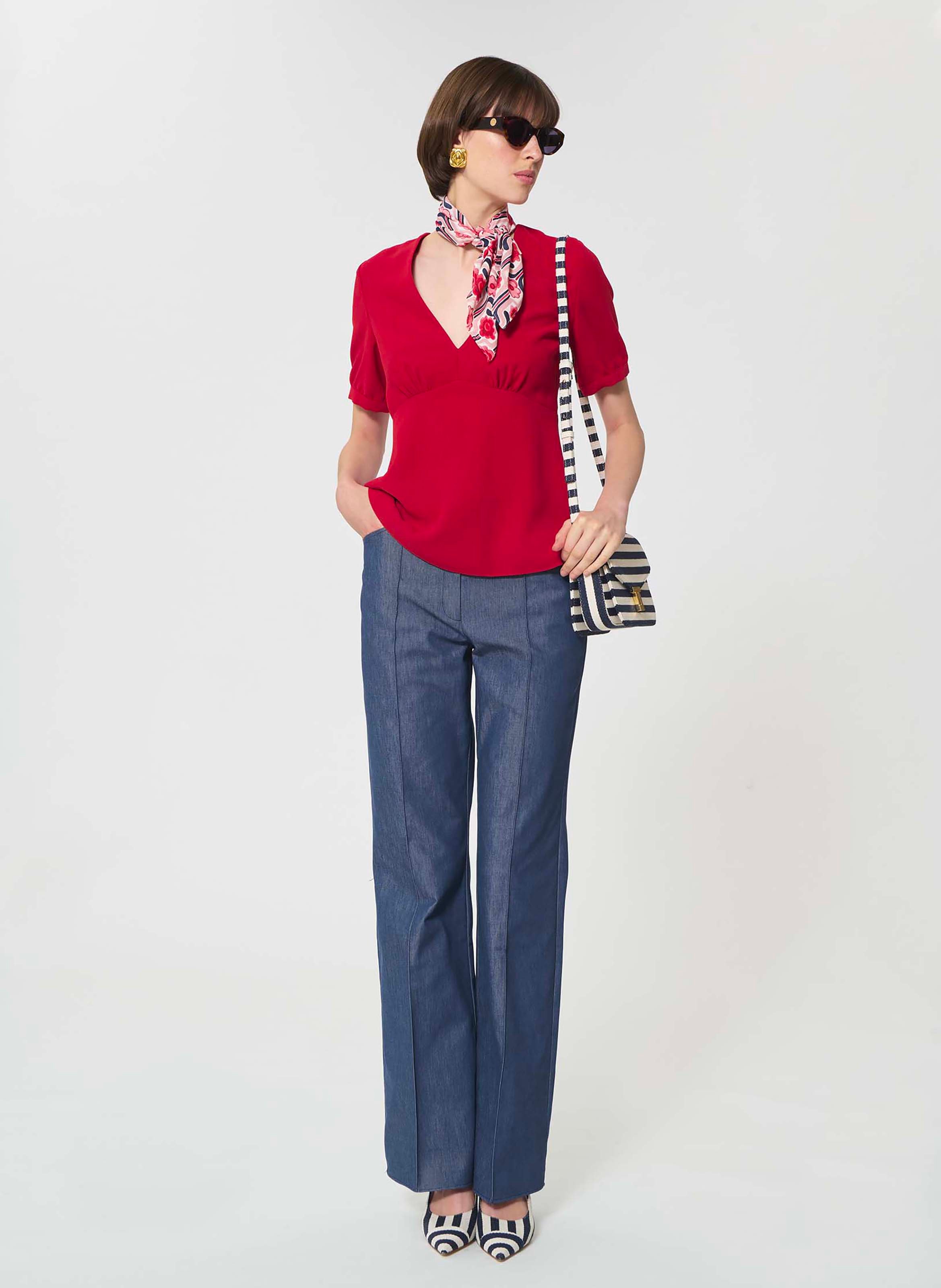 Top tessa TARA JARMON Rouge