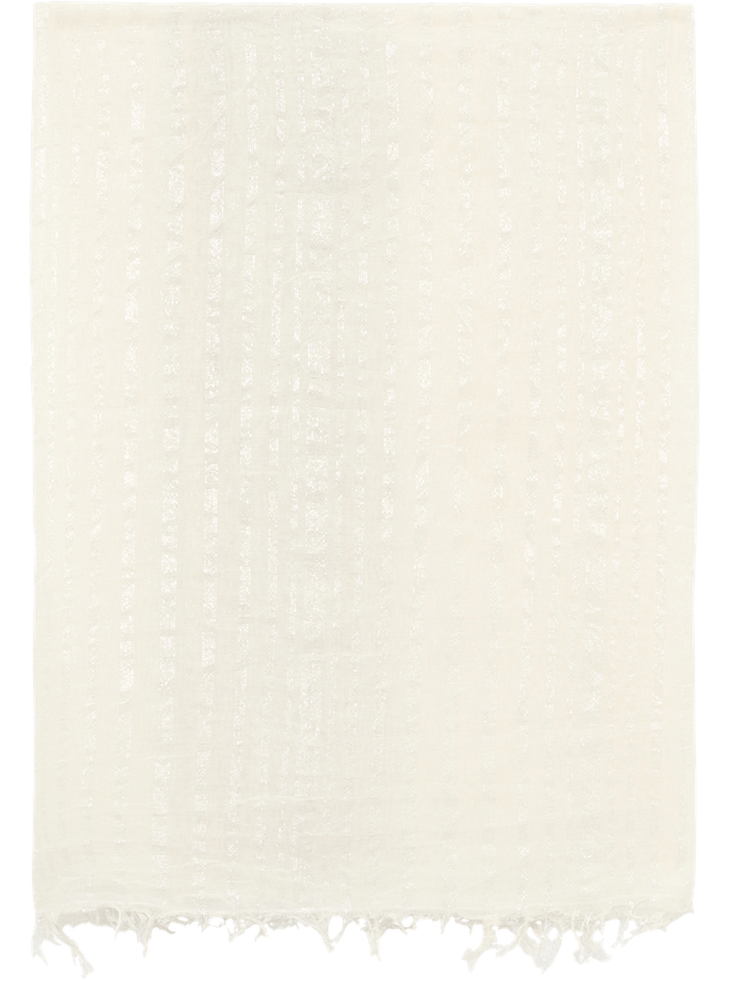 Etole à rayures et lurex en coton - fabienne PABLO Rose