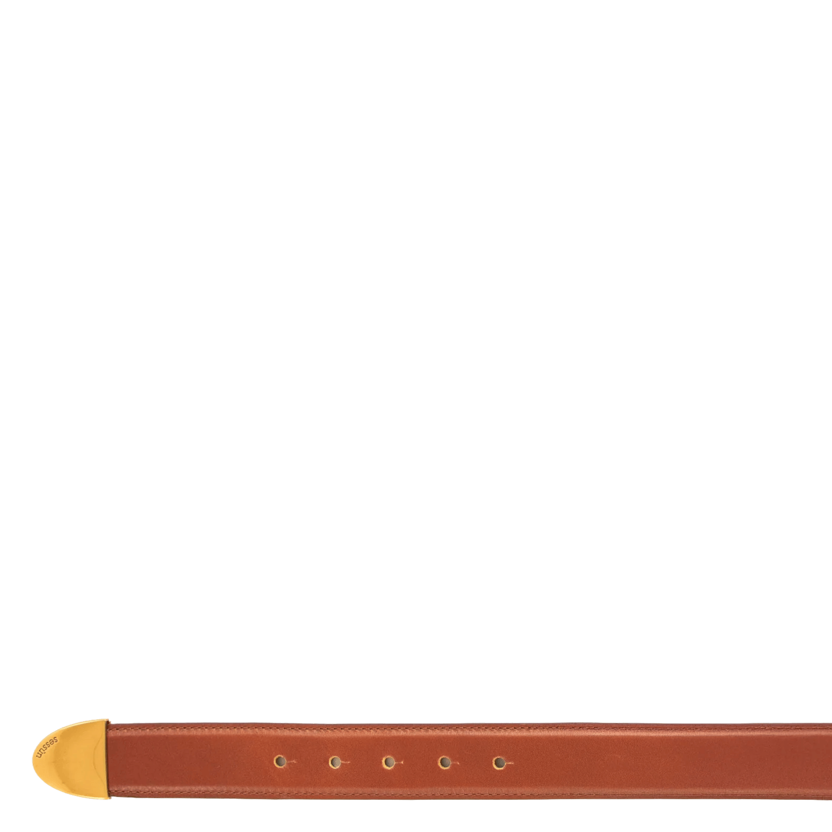 Ceinture en cuir te adoro SESSUN Marron