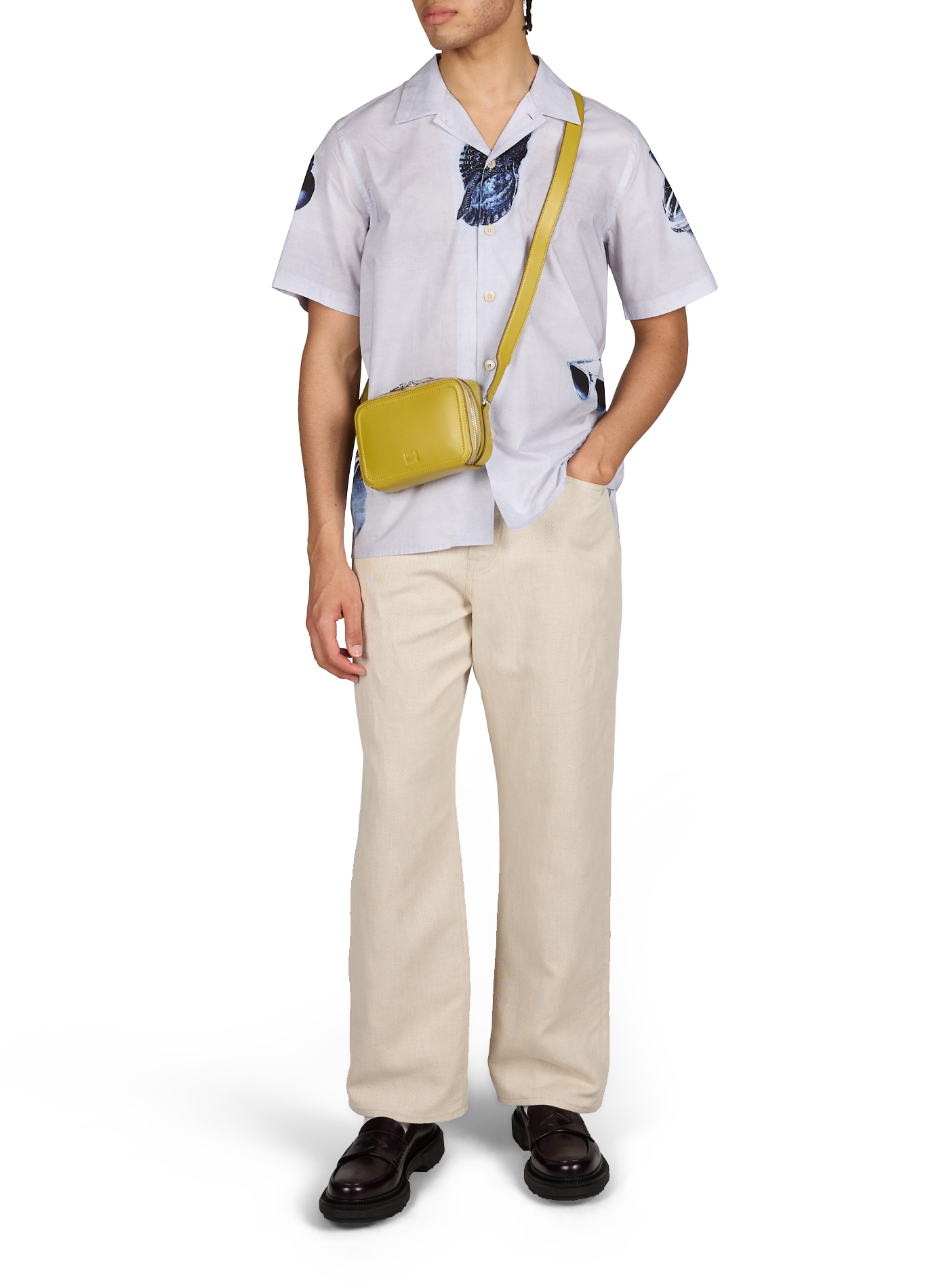 Sac à bandoulière en cuir PAUL SMITH Vert