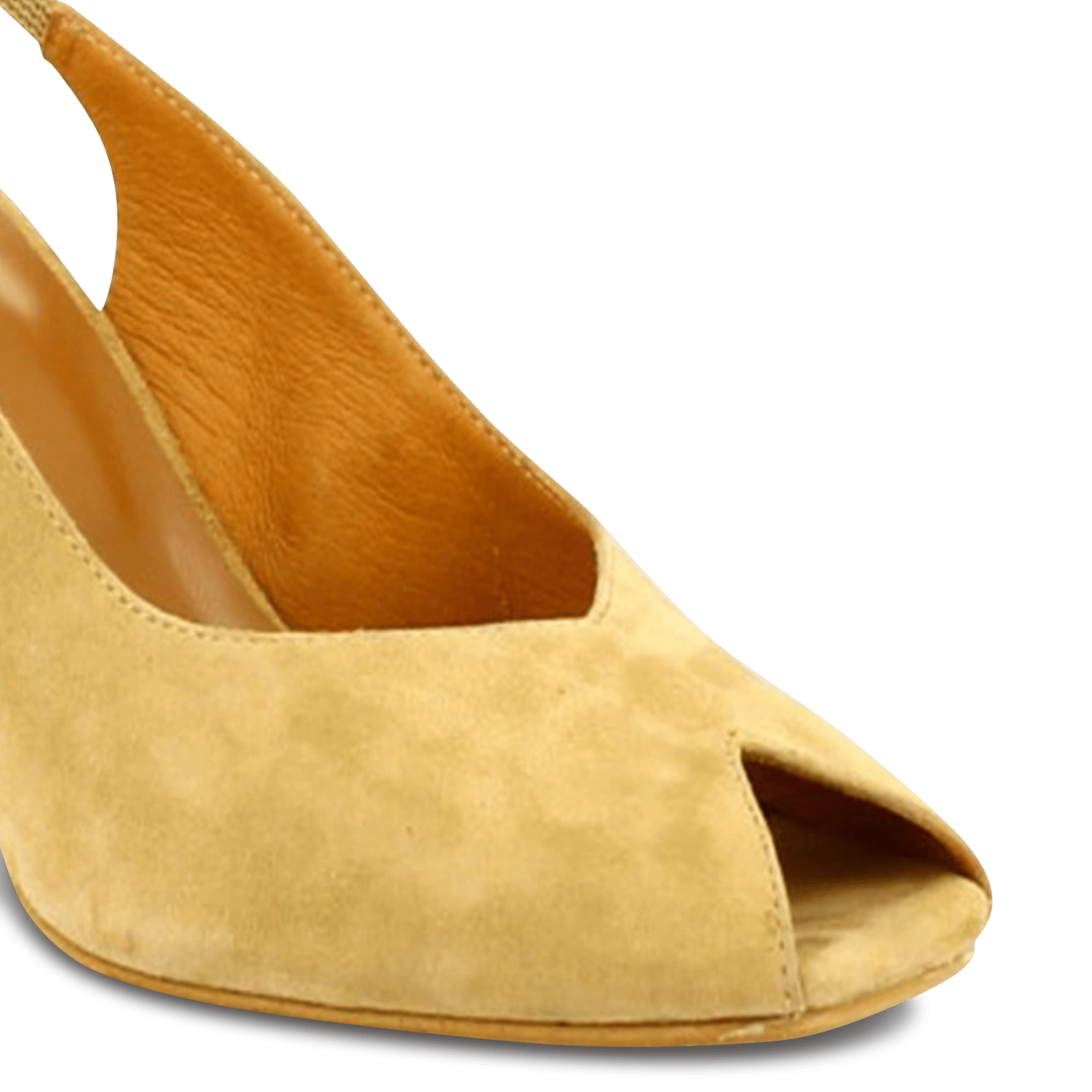 Escarpins slingback en cuir delours JONAK Marron