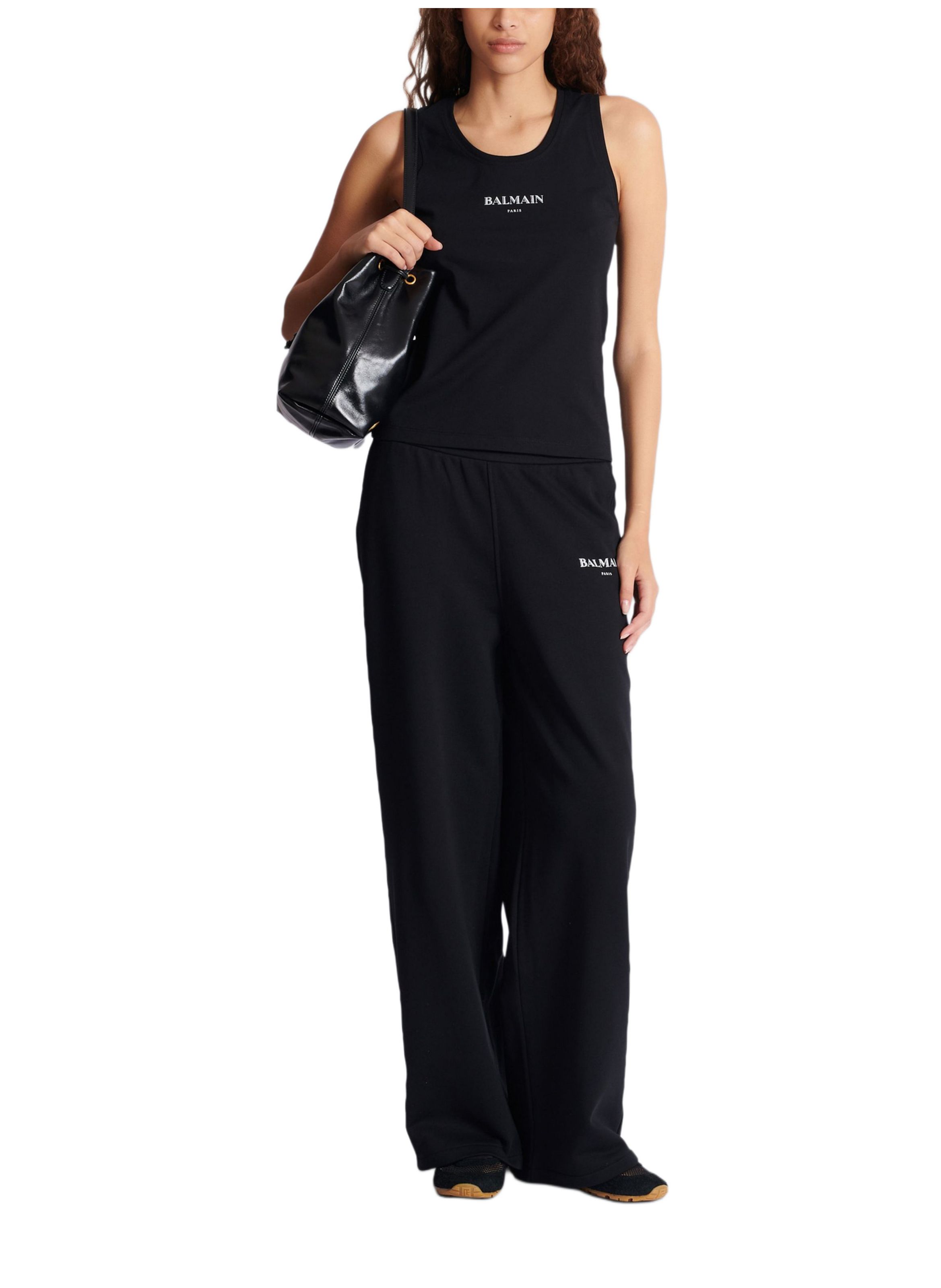 Débardeur avec imprimé balmain BALMAIN Noir