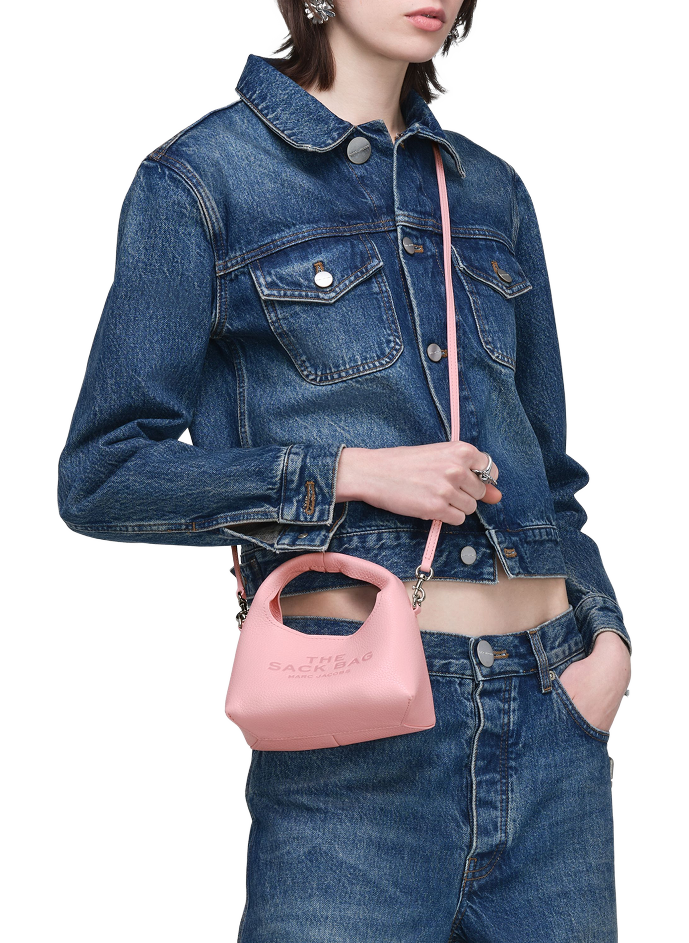 Sac à bandoulière The Sack Bag MARC JACOBS Rose