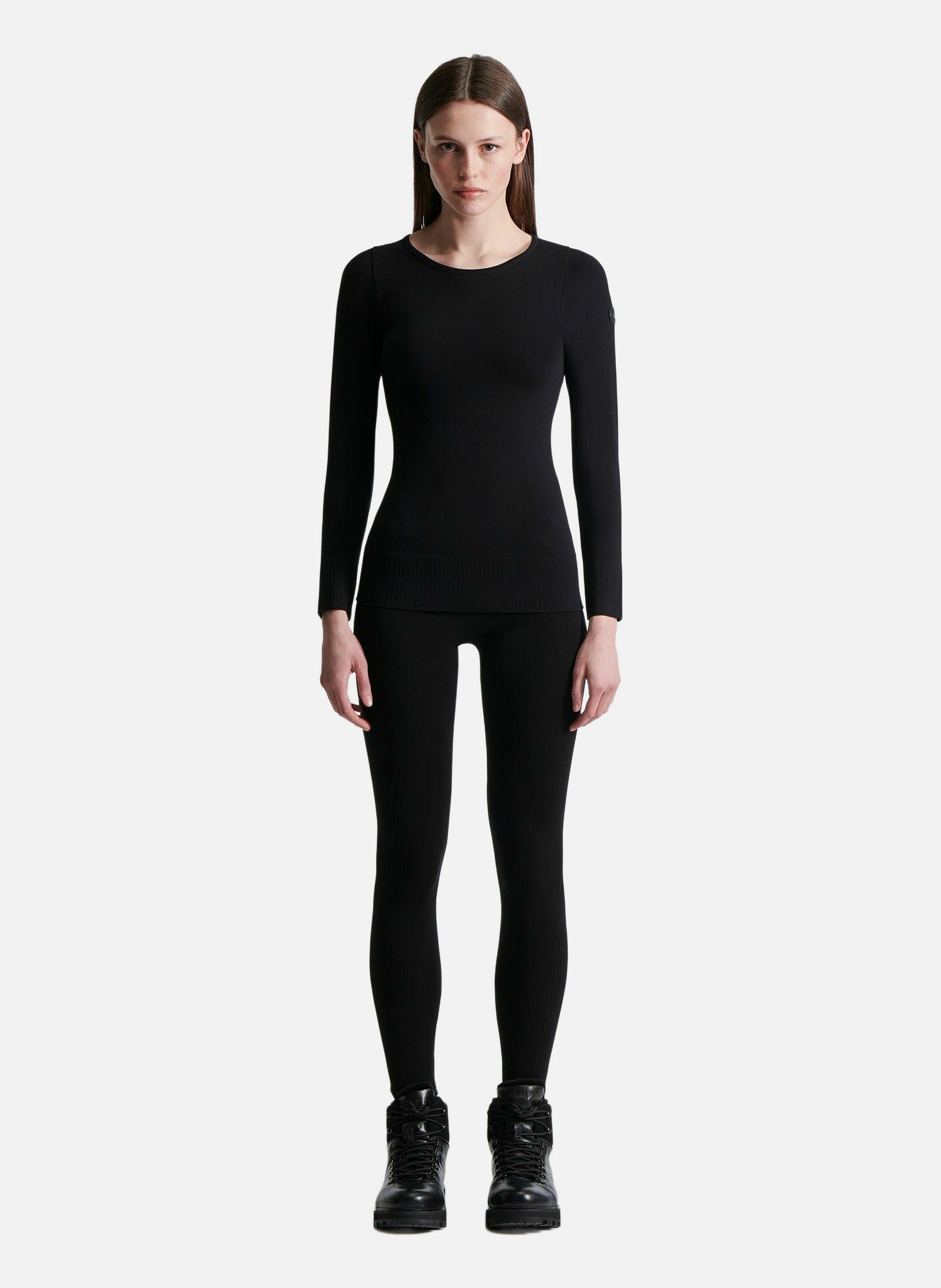 Trui met ronde hals en regular fit  Noir