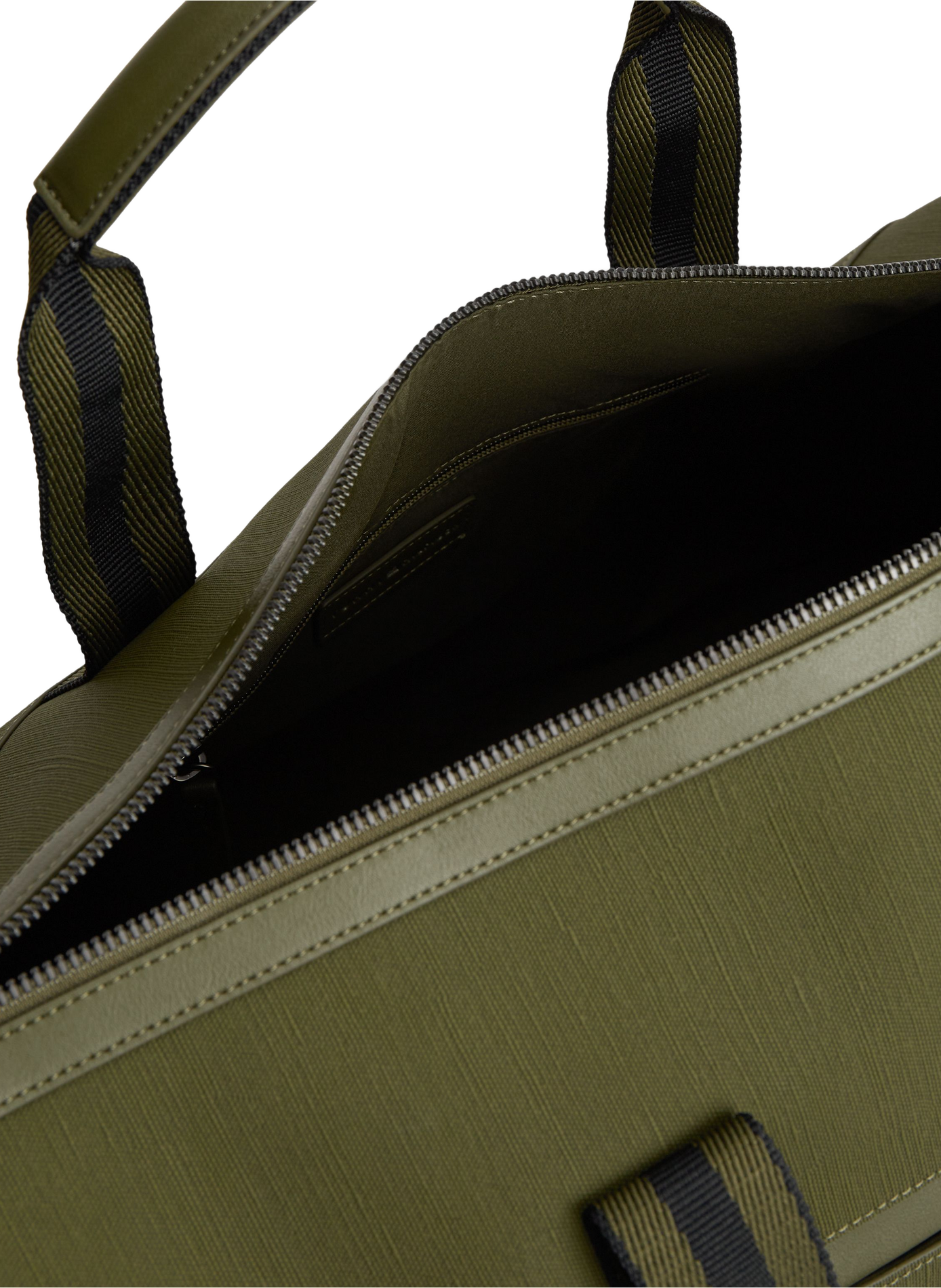 Textured travel bag with embroidered logo TOMMY HILFIGER Khaki