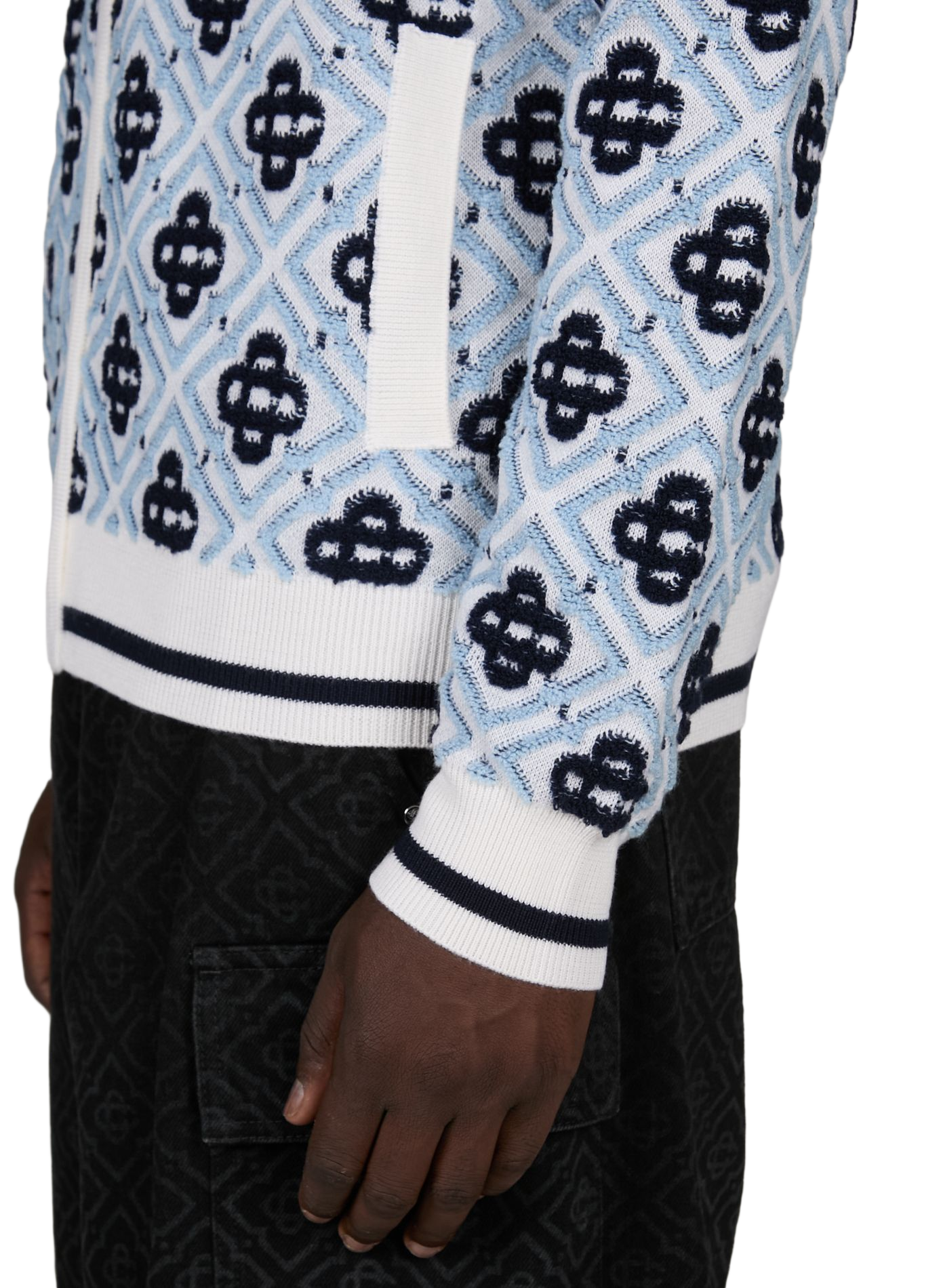 Gilet col zippé CASABLANCA PARIS Multicolore