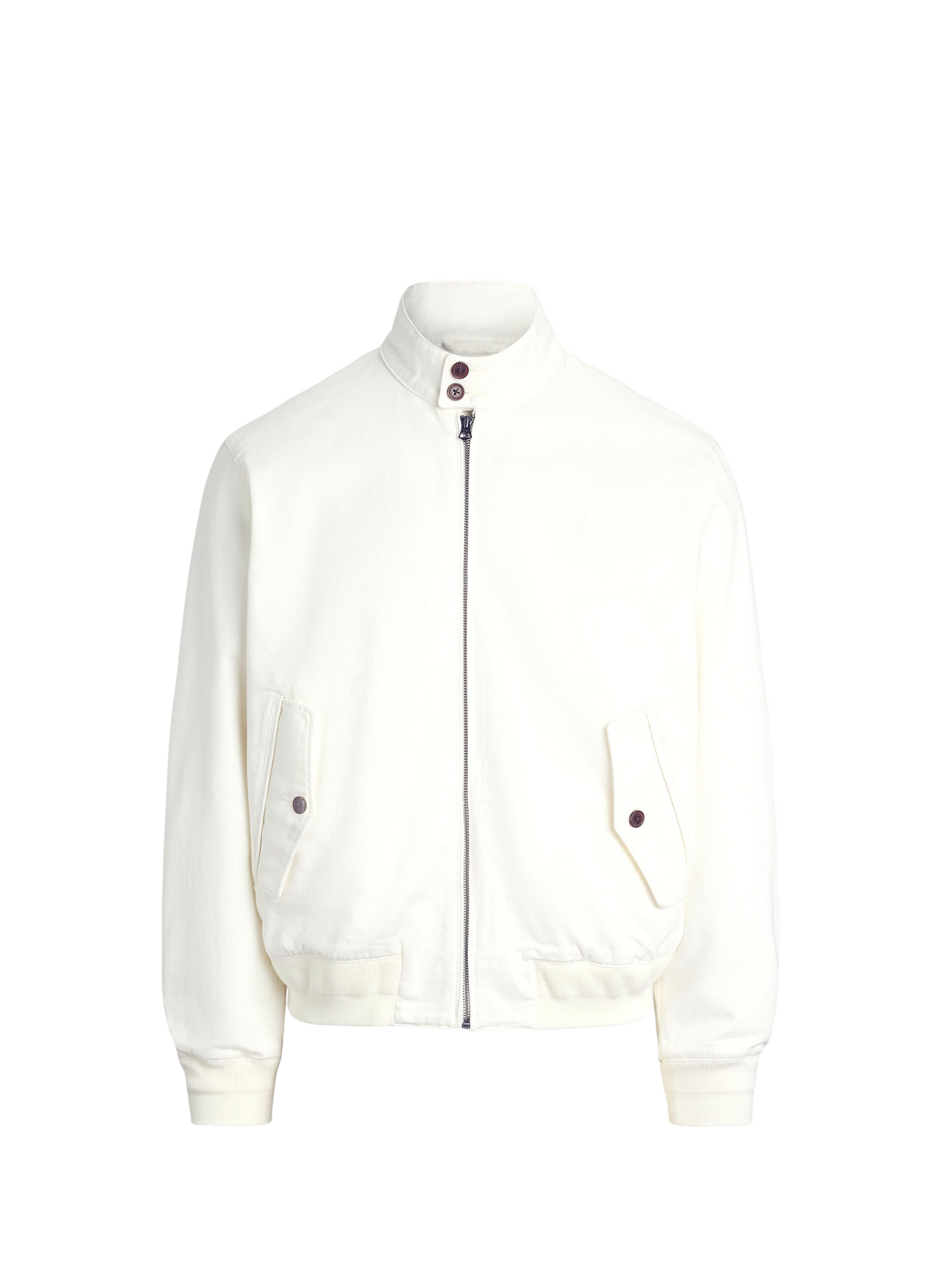 Veste col montant en coton POLO RALPH LAUREN Blanc