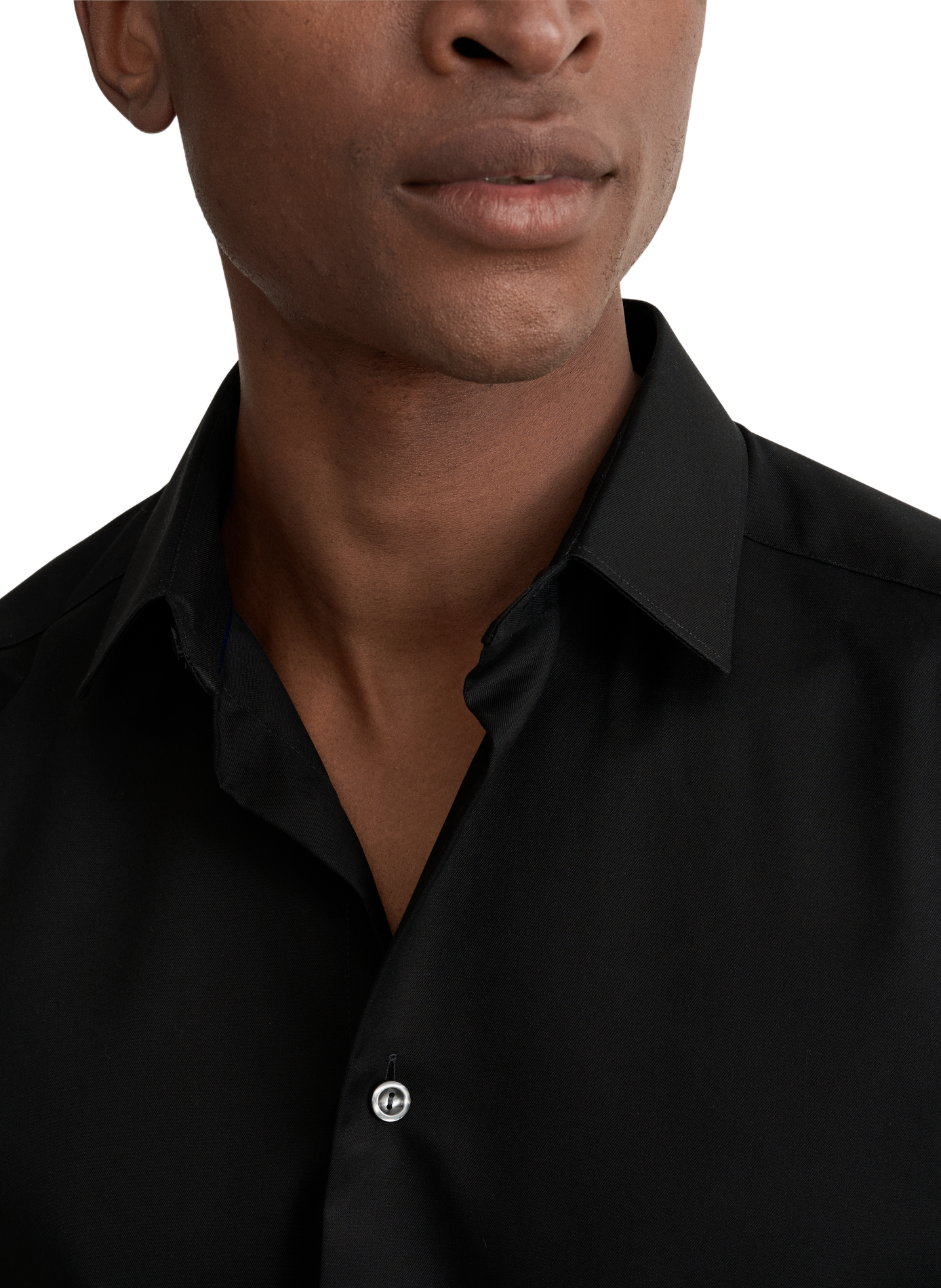 Chemise en coton ETON Noir