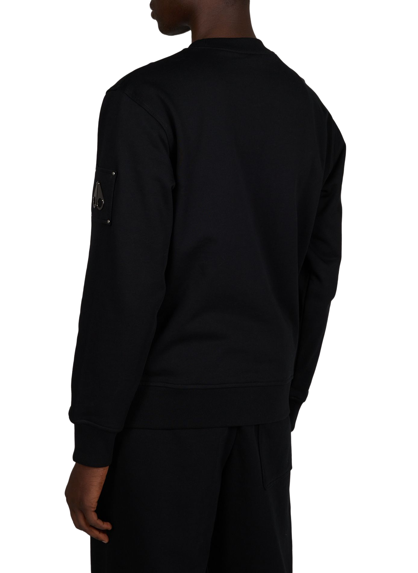 Cotton Caspian Sweatshirt MOOSE KNUCKLES Black