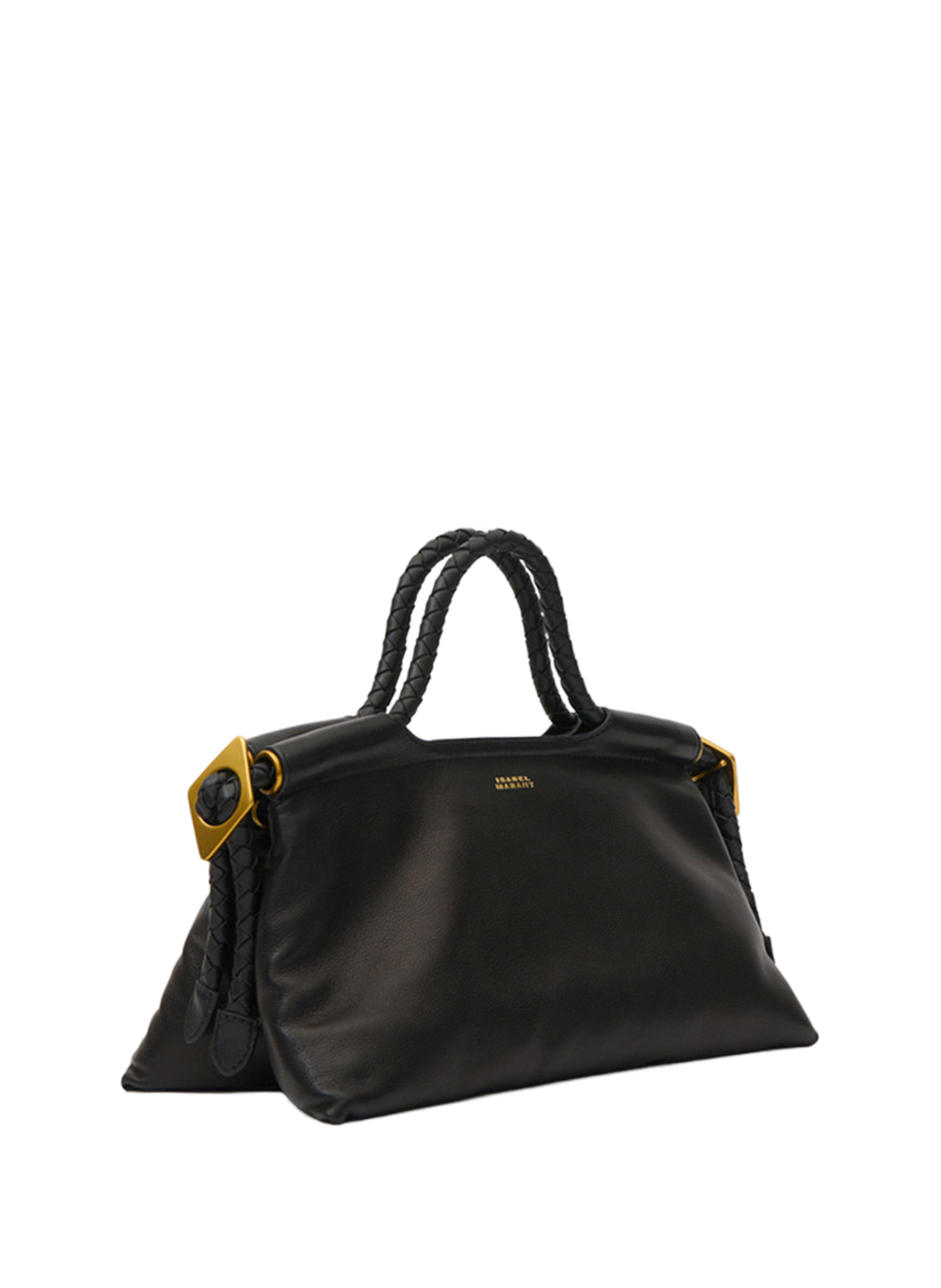 PIPA M Tasche mit geflochtenen Lederhenkeln ISABEL MARANT Schwarz