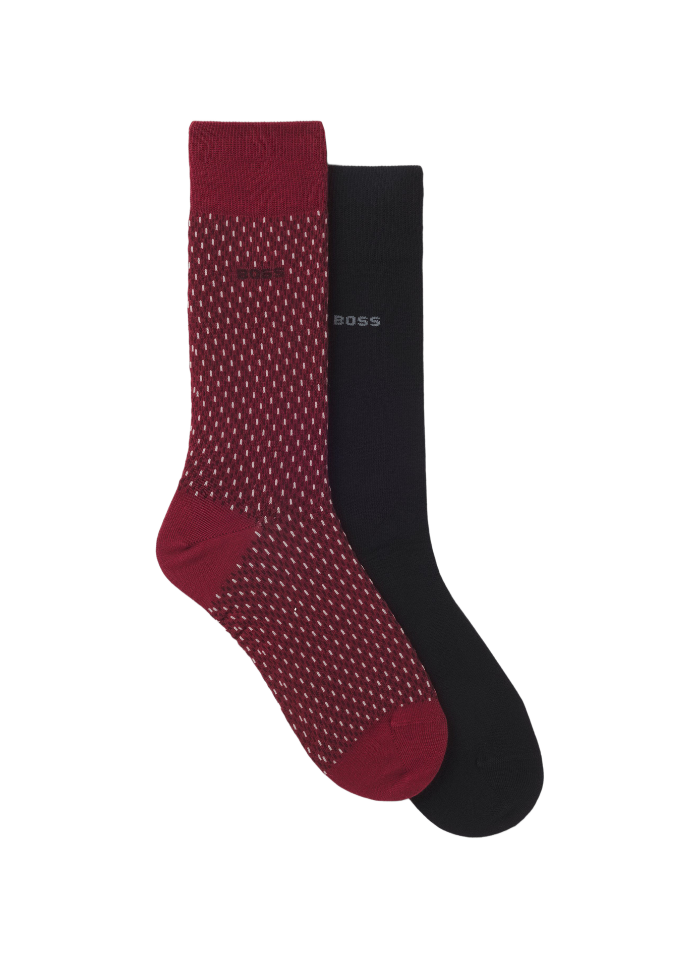 Conjunto de 3 calzoncillos de algodón mezclado BOSS Rojo