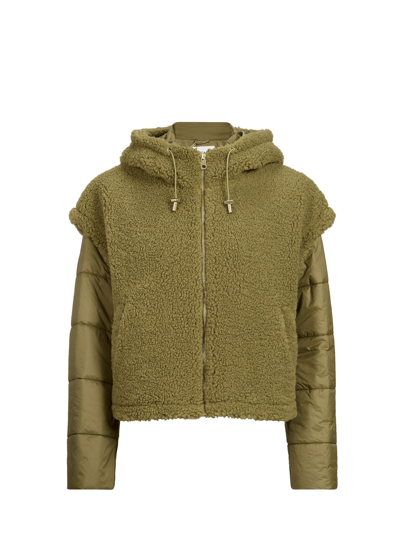  Veste Teddy avec doublure matelassée VILA Vert