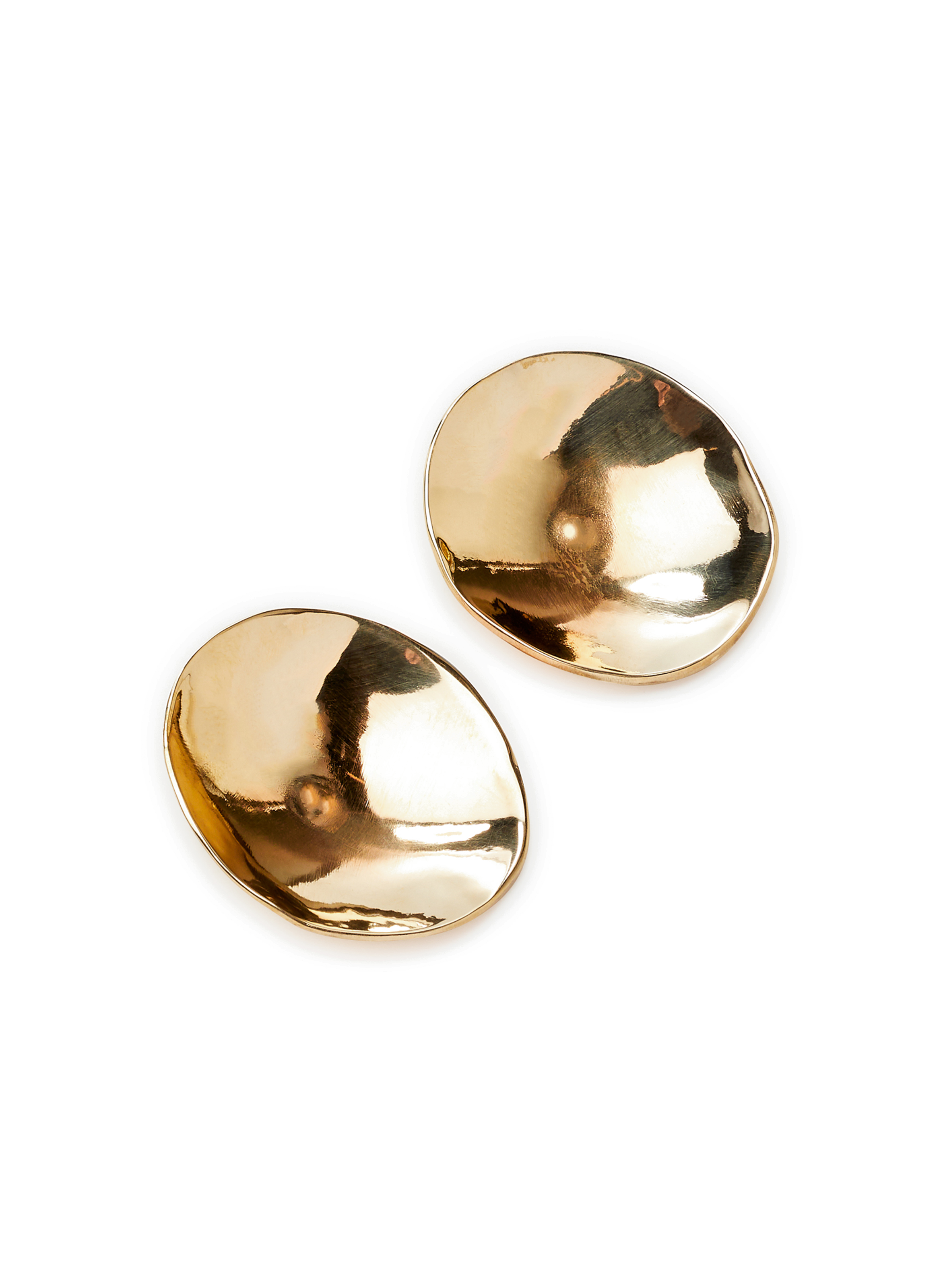 Boucles d'oreilles Athena en laiton