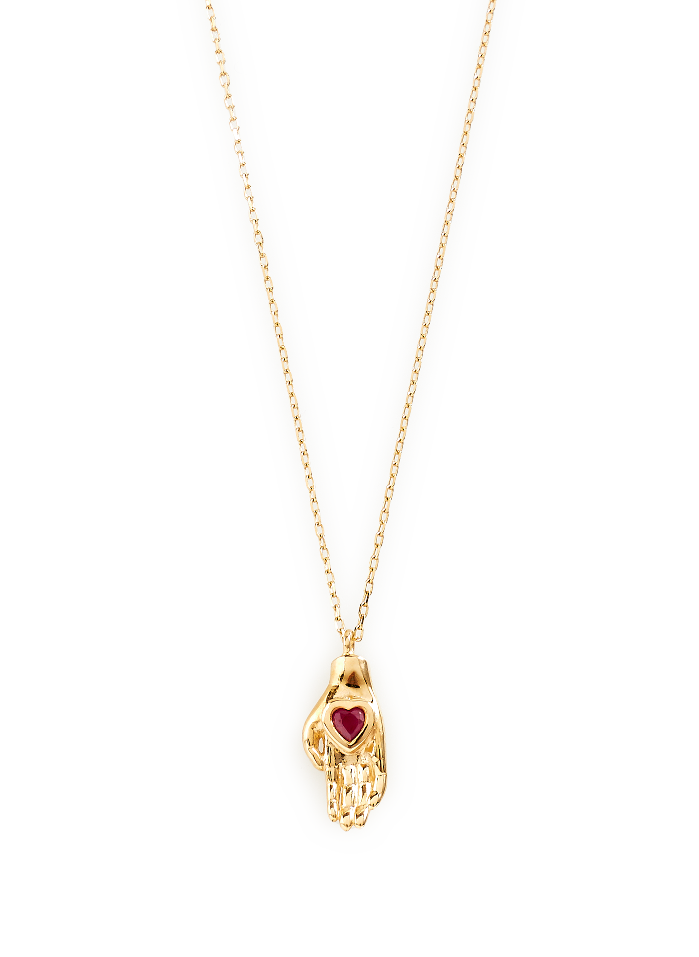 Collier Coeur sur la main