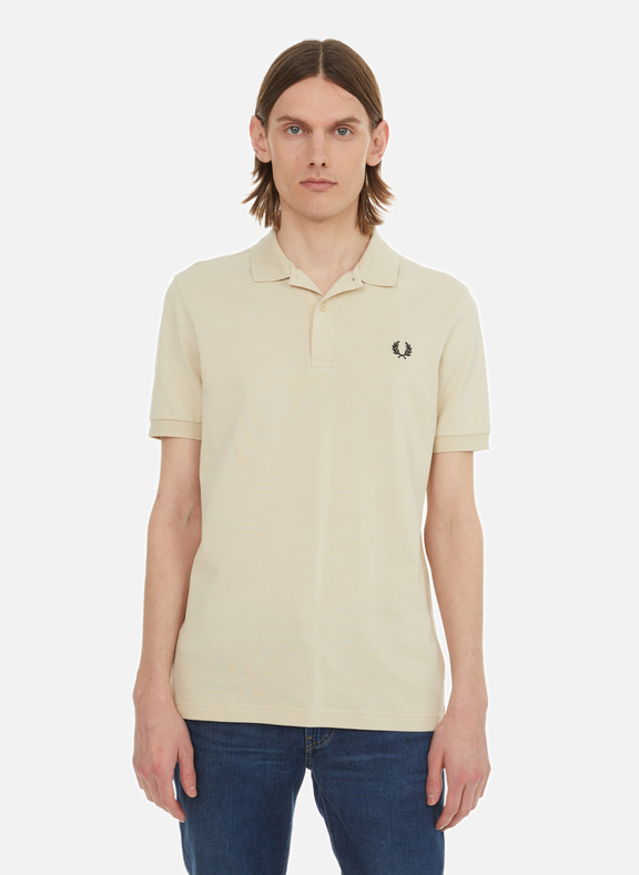 FRED PERRY Cotton polo shirt  Beige