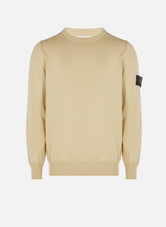 Stone island beige sweater sale