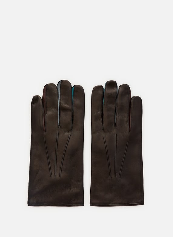 Paul smith leather gloves sales