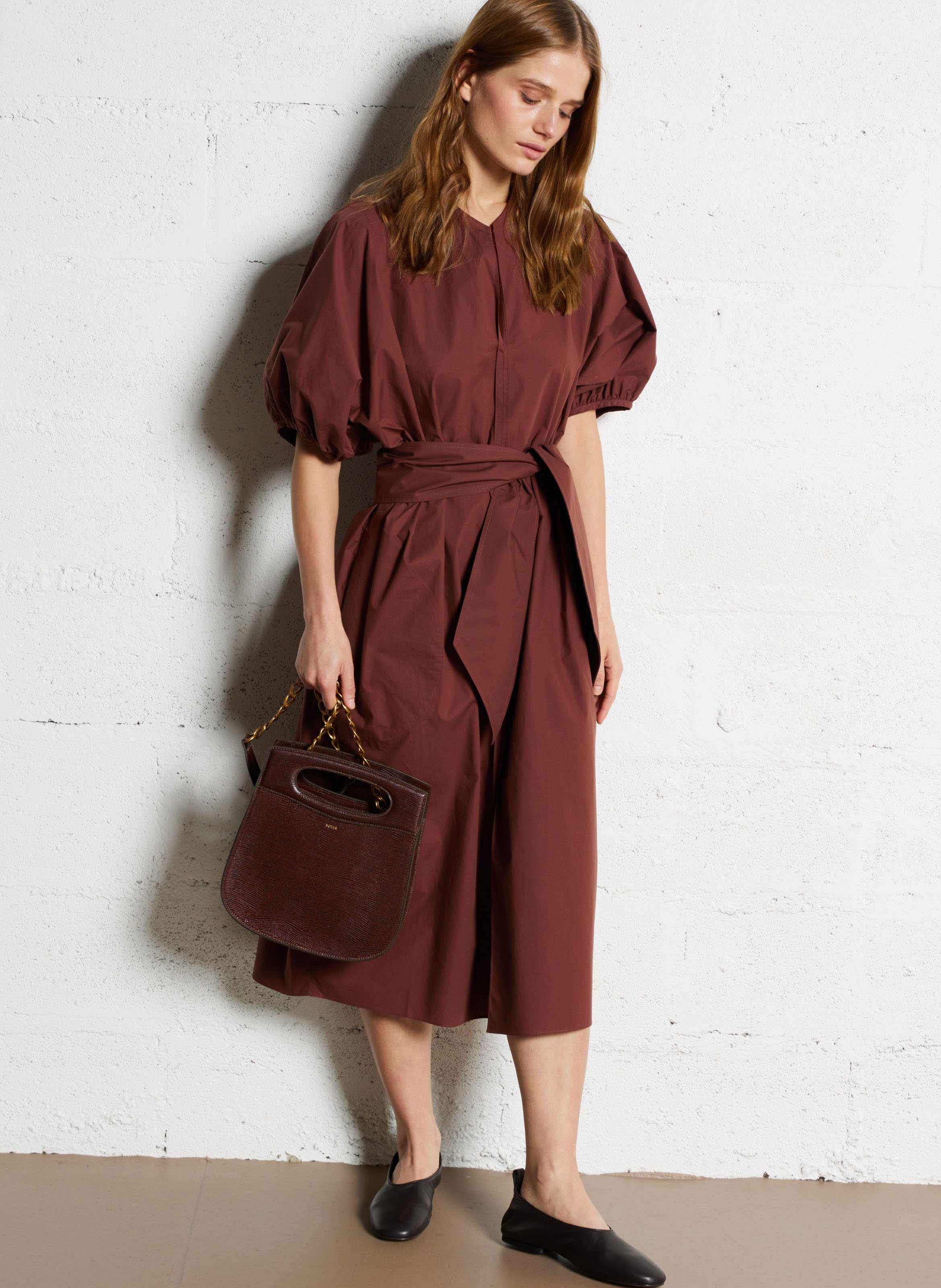 Sac bandoulière en cuir cheri SOEUR Marron