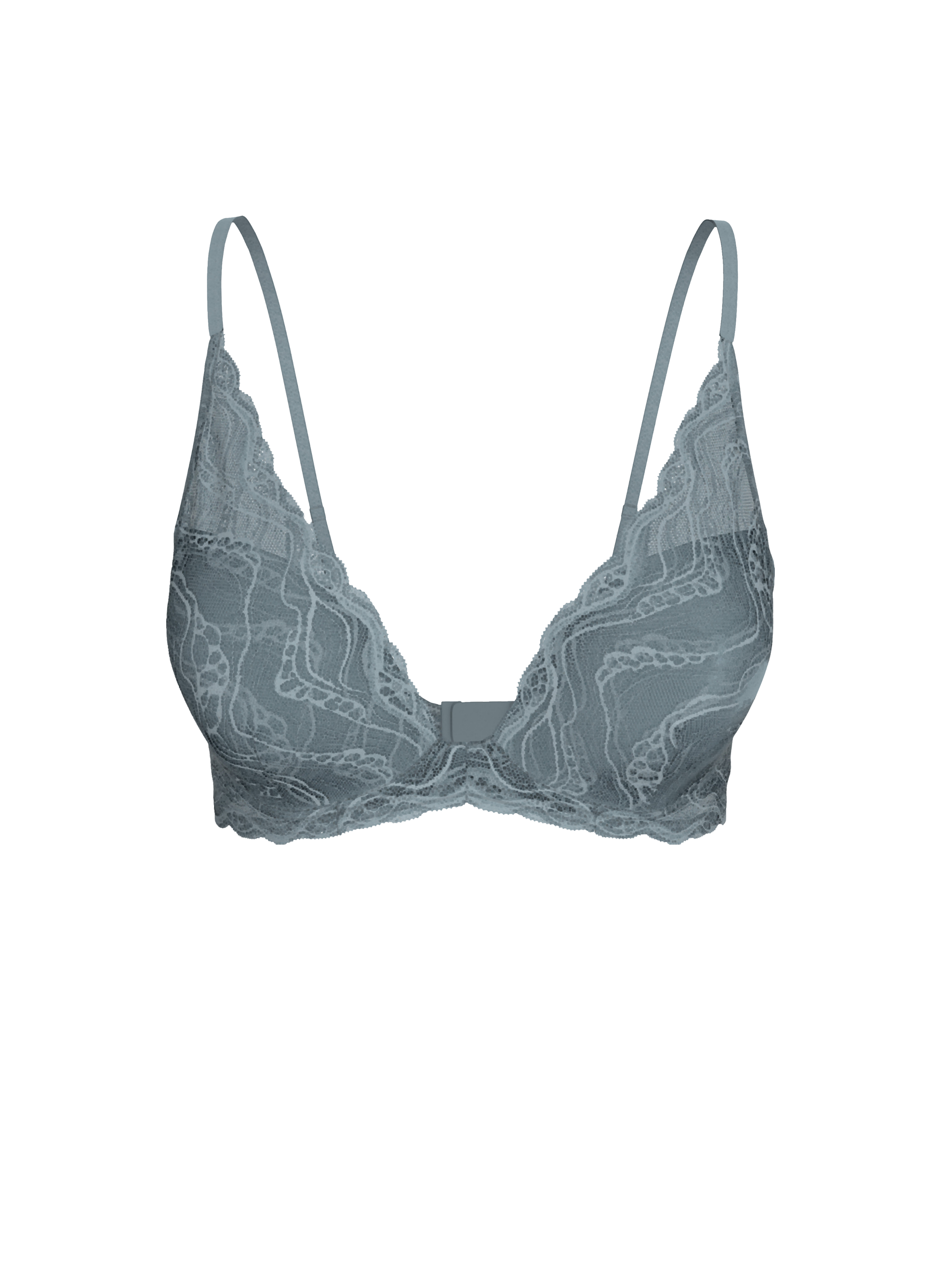 Pigeonhole push-up bra CALVIN KLEIN Grey
