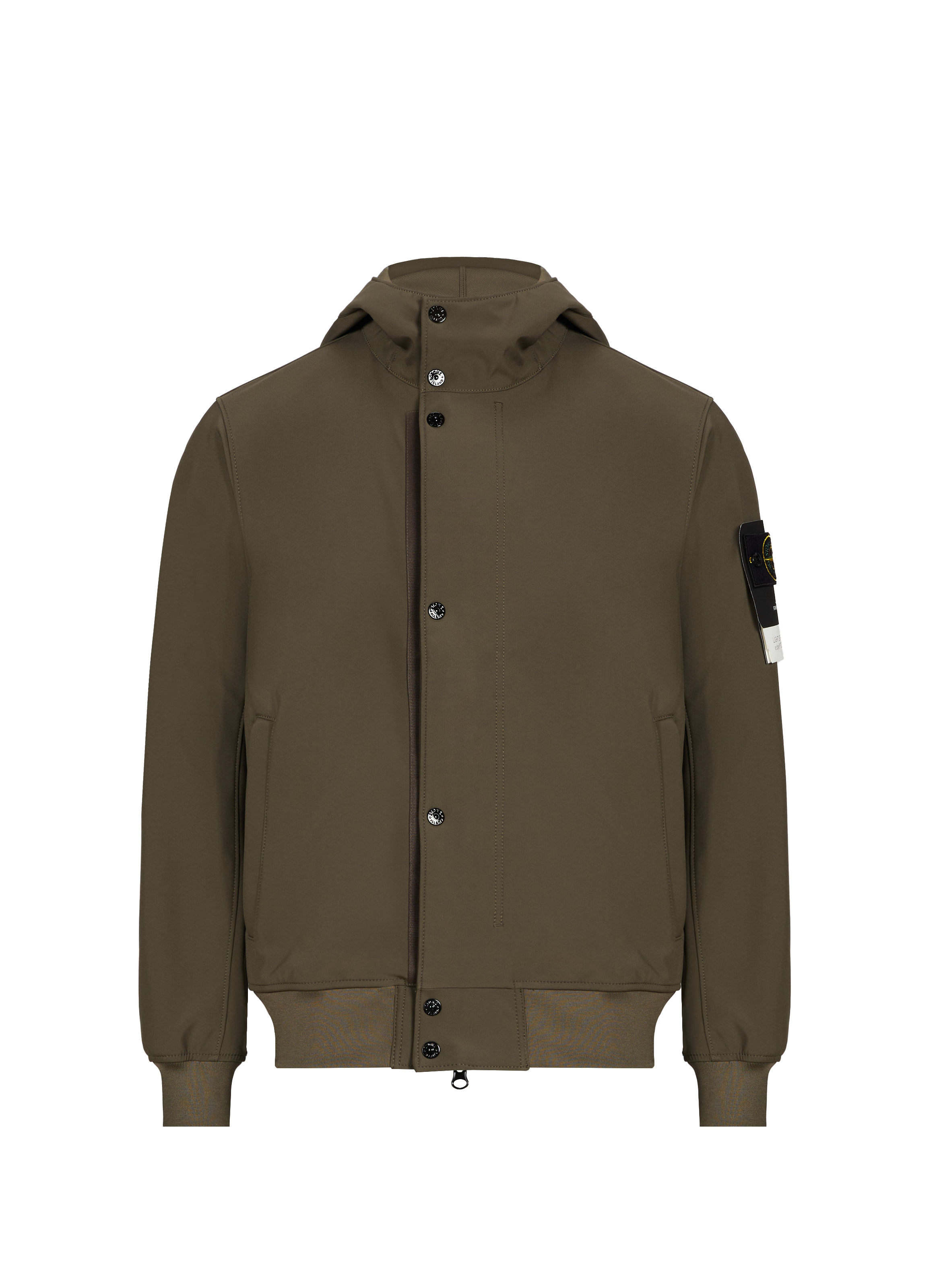 Hooded Jacket STONE ISLAND Green