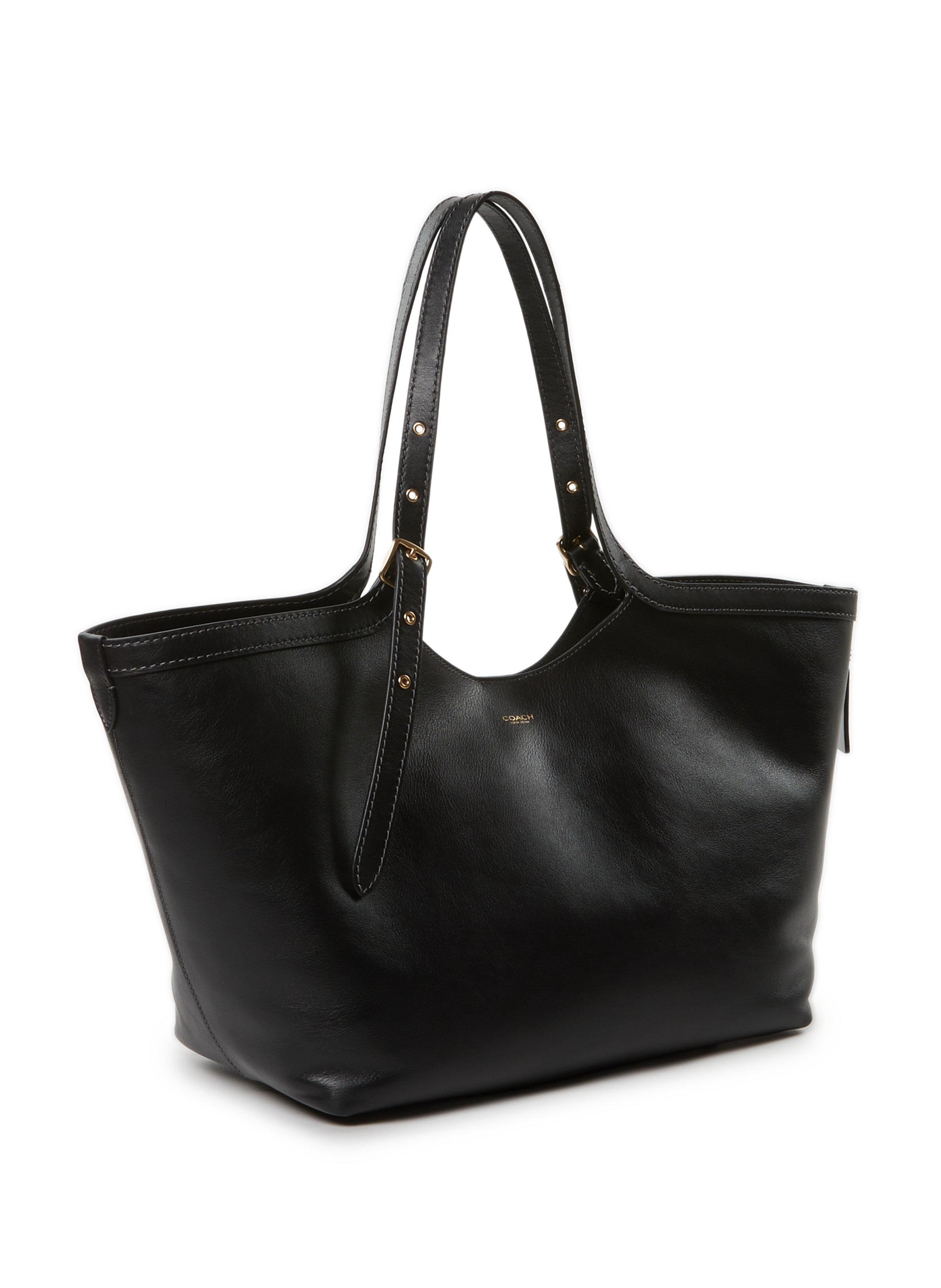 Sac à main en cuir Gramercy COACH Noir