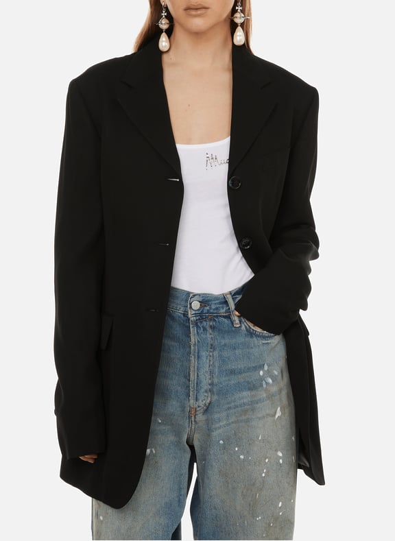 Wool-blend blazer Black by ACNE STUDIOS ACNE STUDIOS Wool-blend blazer Black