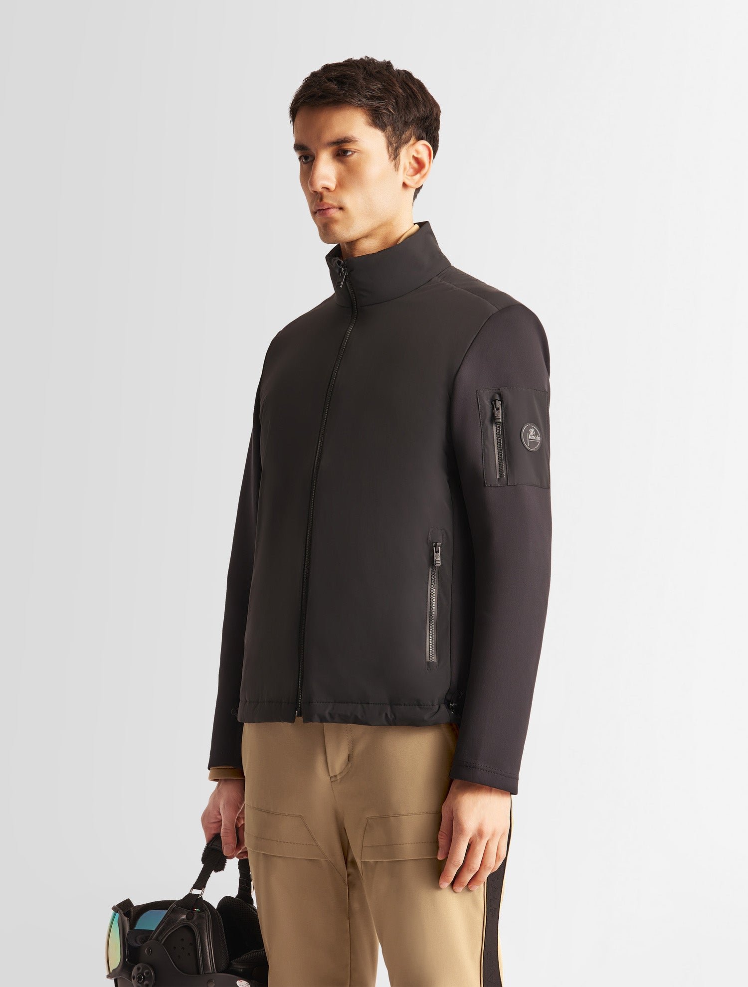 Veste rex col montant coupe regular FUSALP Noir