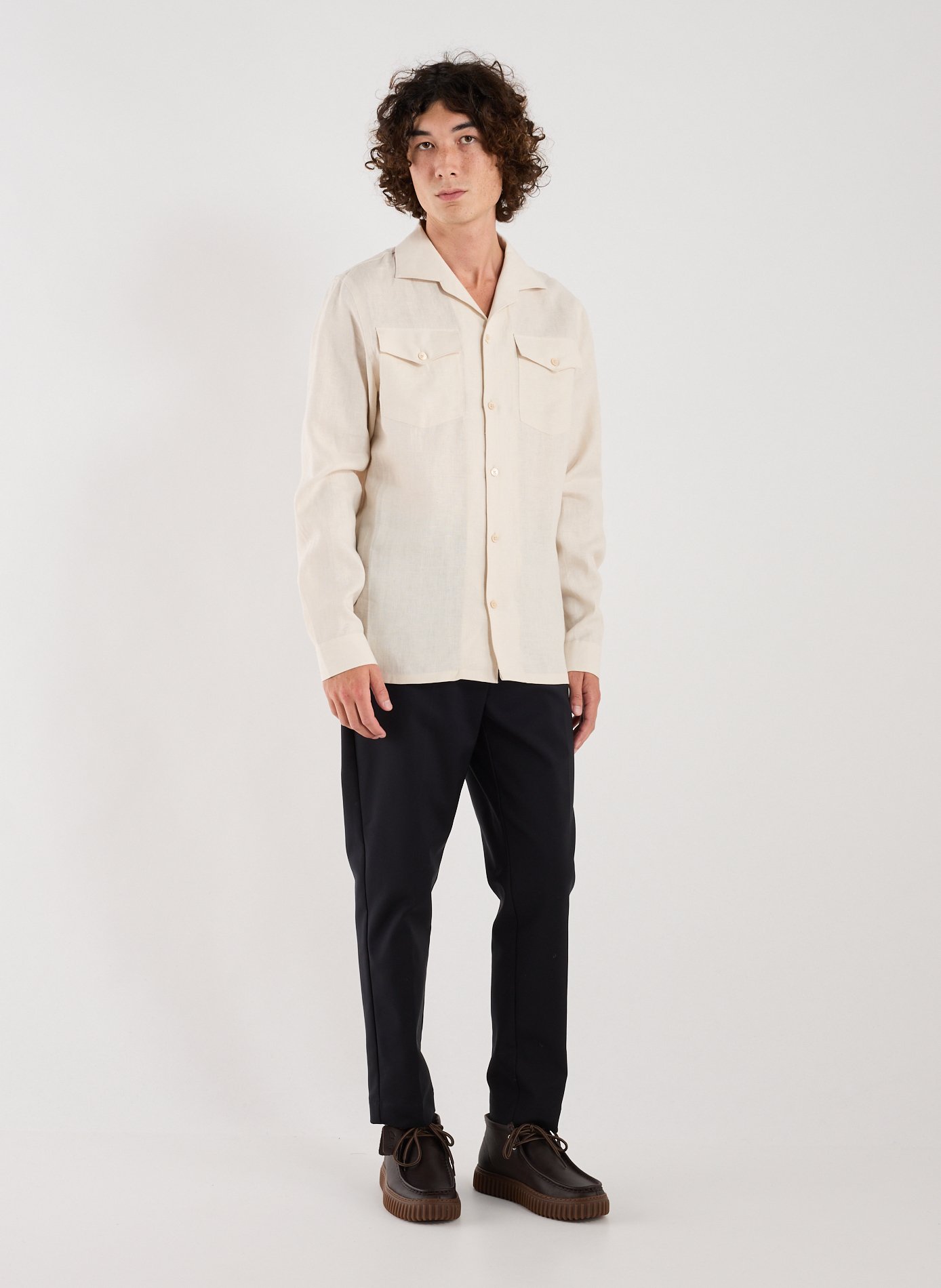 Linen shirt NN.07 Beige