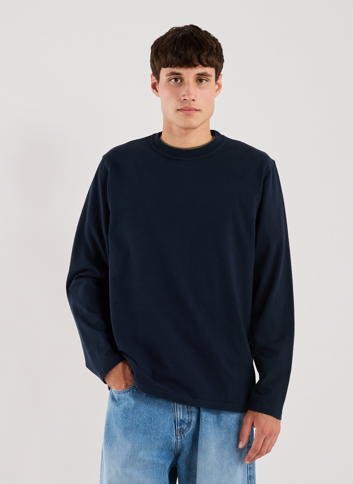 ARTE ANTWERP T-shirt à manches longues en coton Bleu