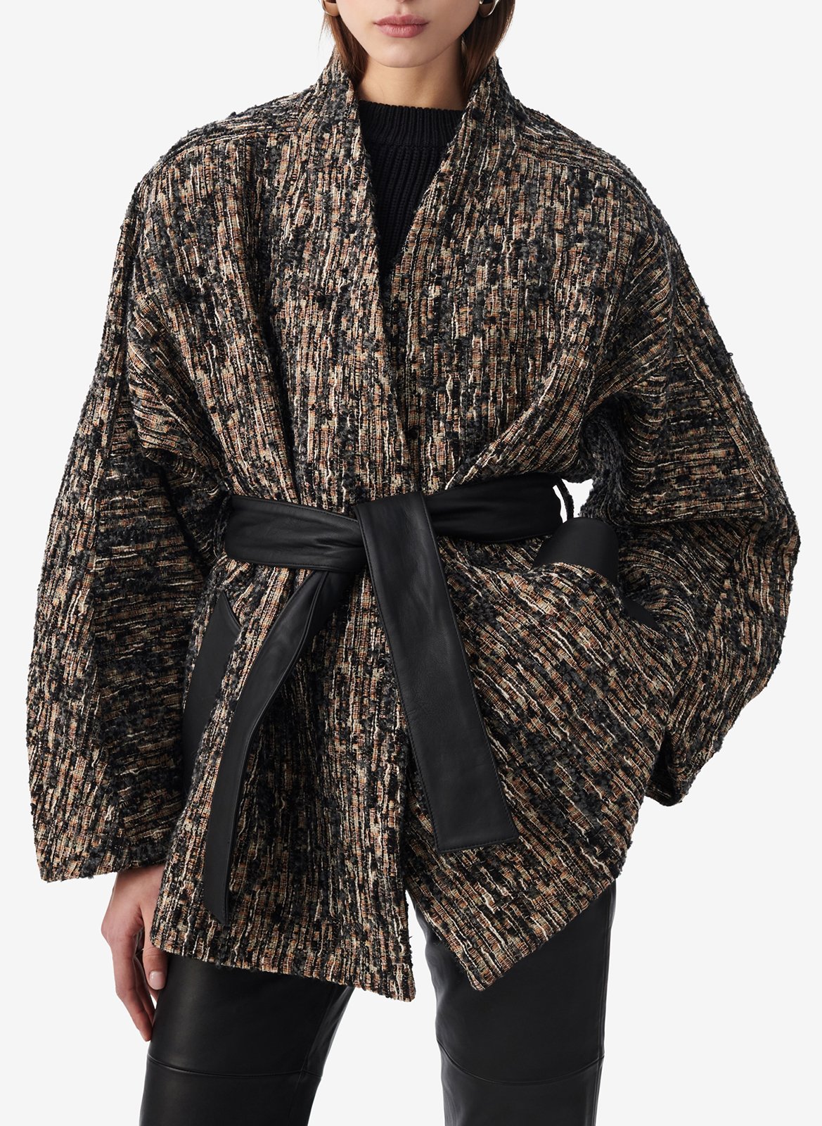 Veste oversize en tweed cintra IRO Multicolore