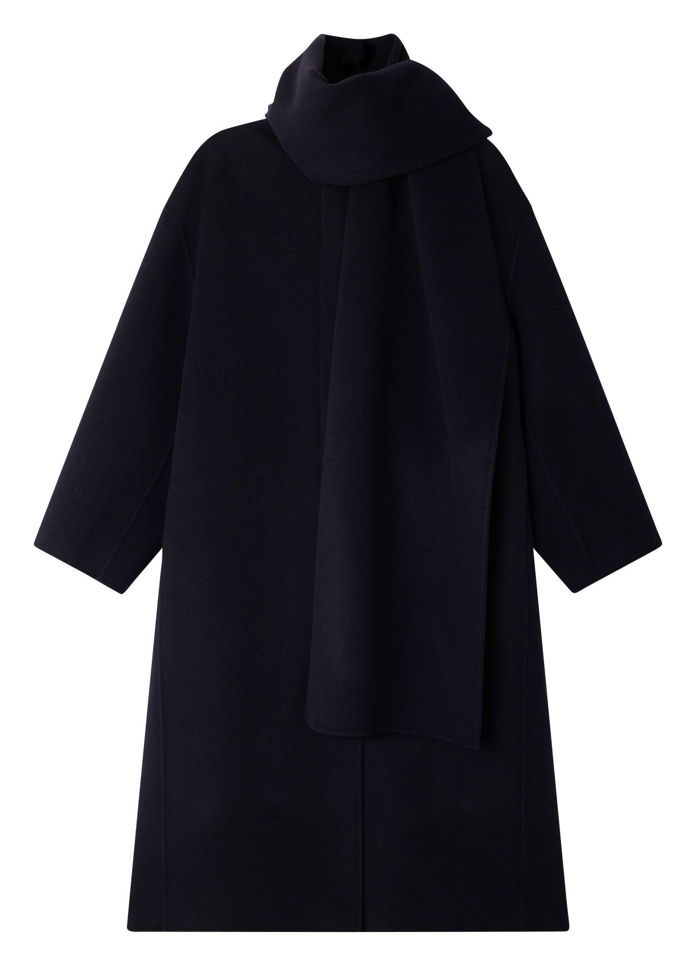 Manteau oversize en laine mélangée finn SOEUR Bleu