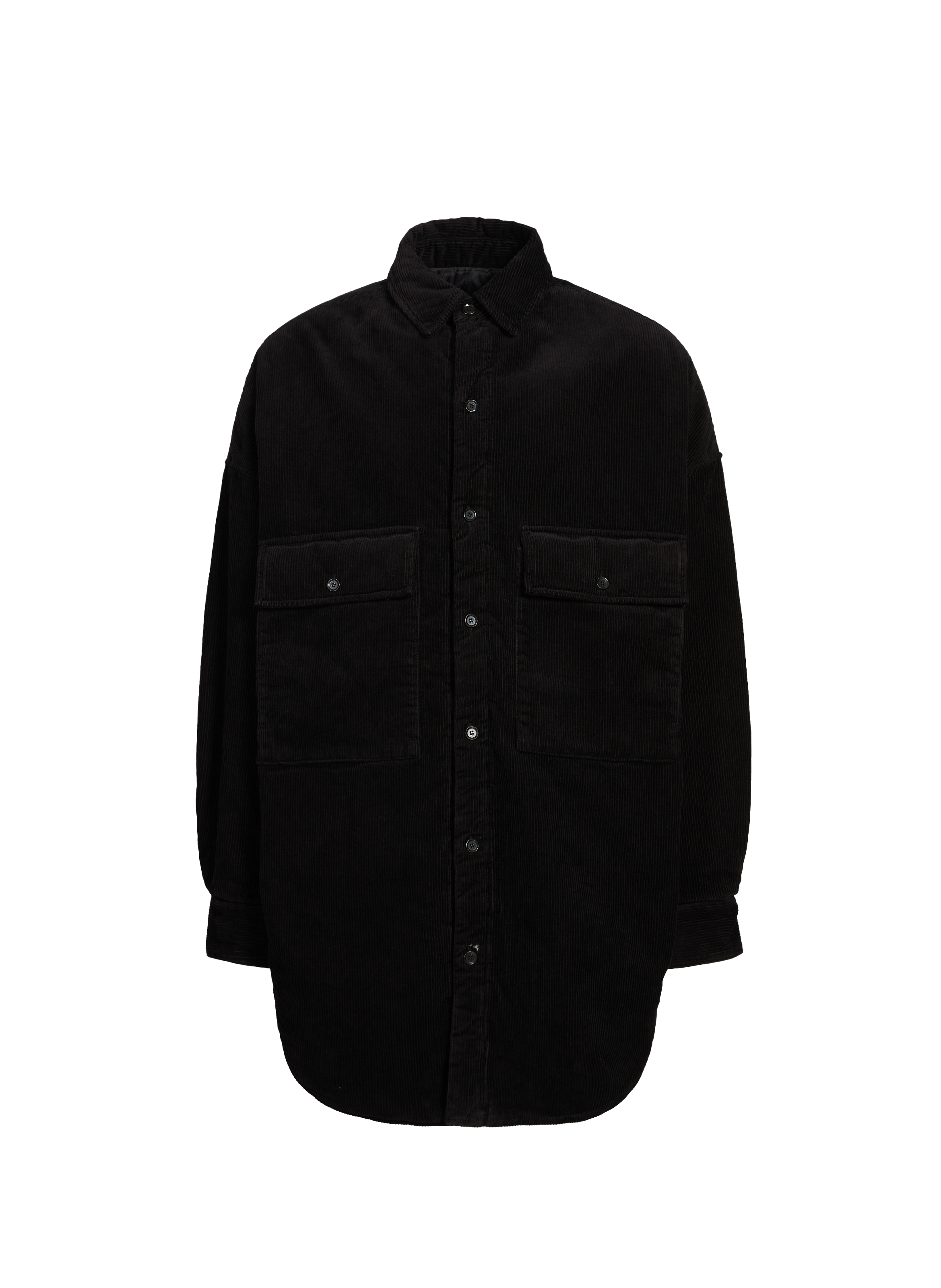 MERELY MADE Oversized jacket with classic collar in cotton Beige