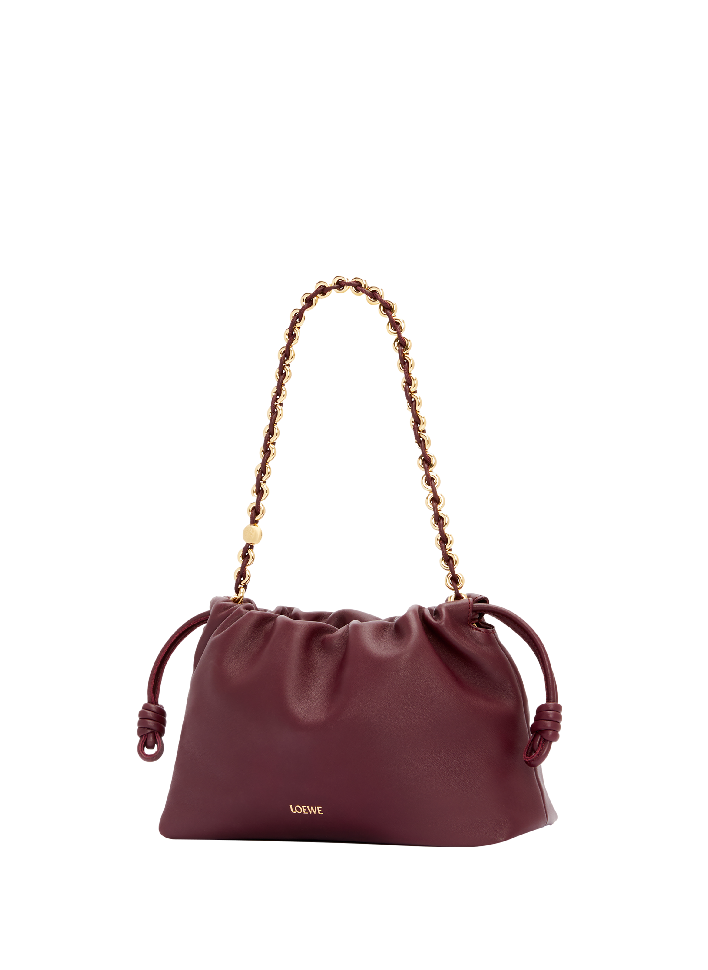 Flamenco Medium Leather Purse LOEWE Red