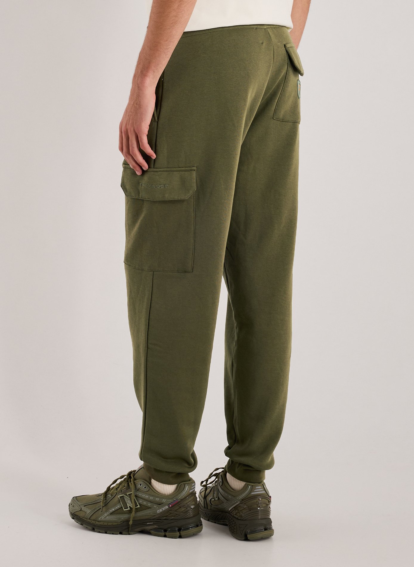 Cotton-blend joggers GERTRUDE ET GASTON Khaki