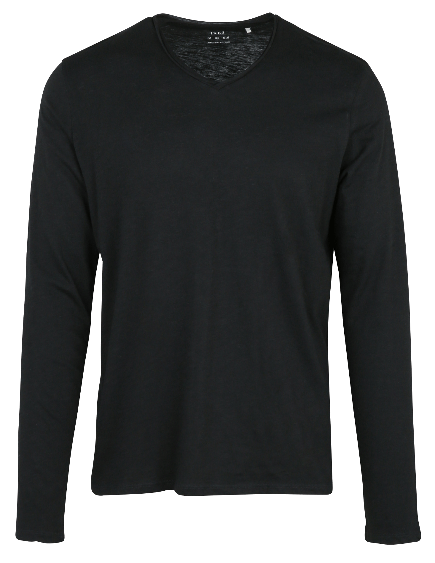 Tee-shirt droit vol v en coton Noir