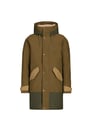 Straight hooded parka | Khaki by AIGLE AIGLE Straight hooded parka | Khaki