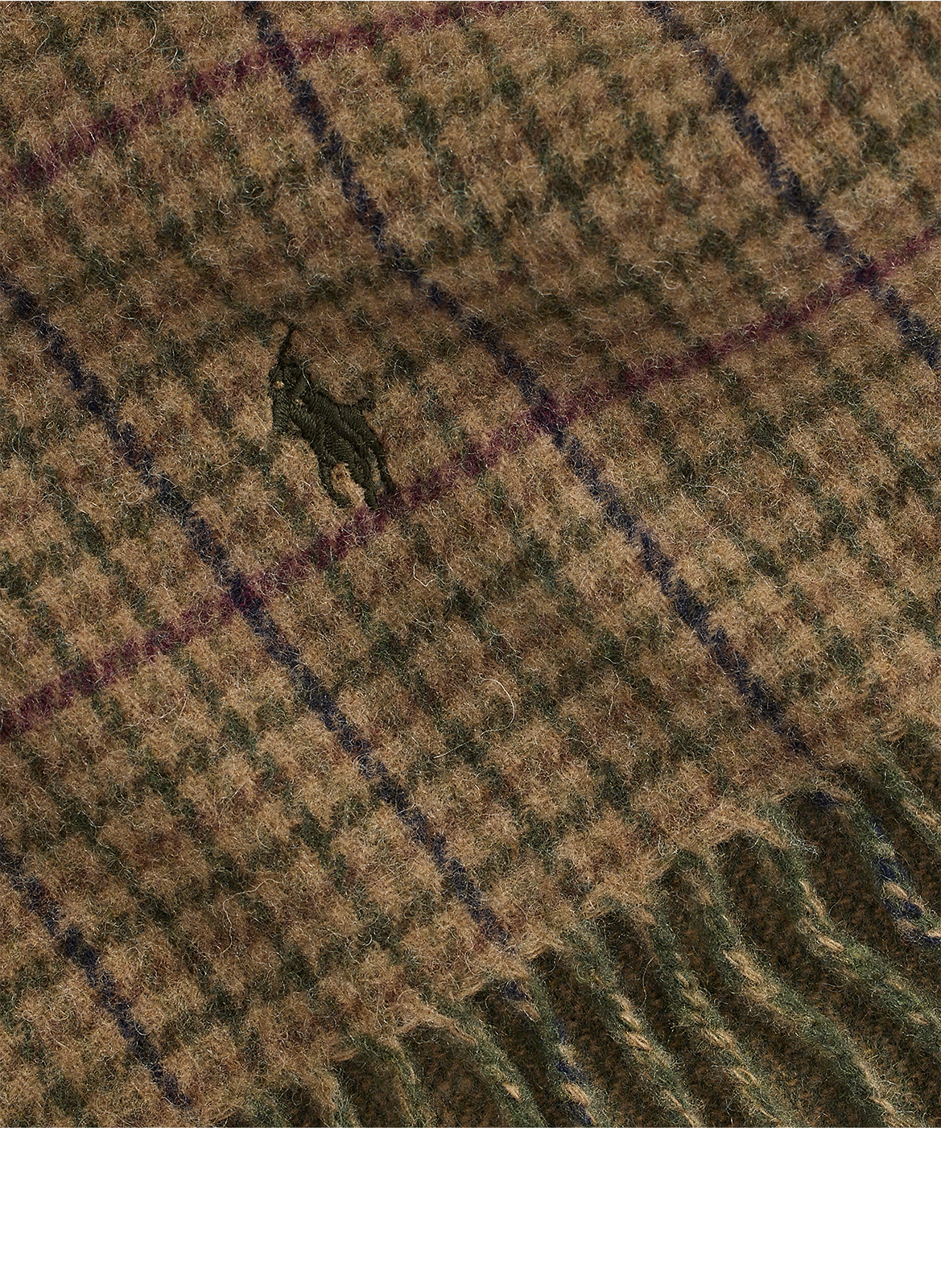 Wool-blend scarf POLO RALPH LAUREN Green