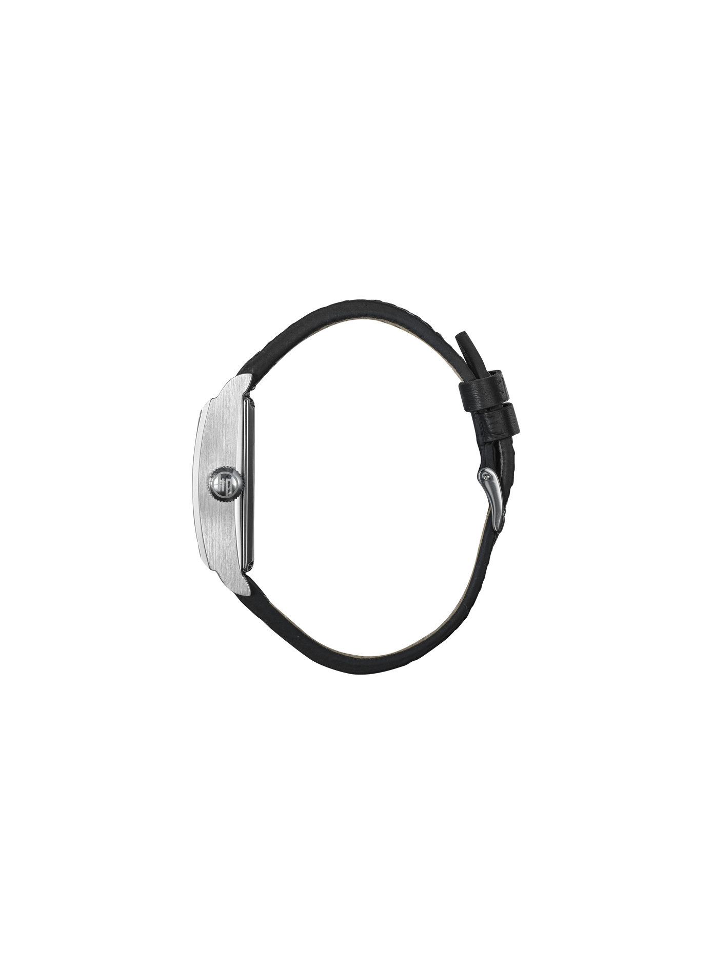 Montre automatique en cuir LIP Argent