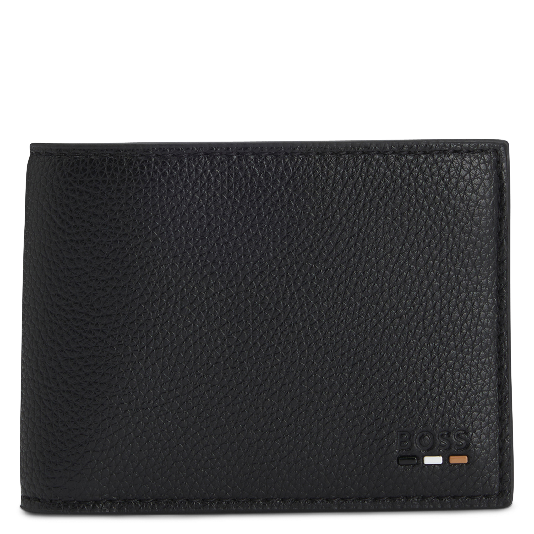 Portefeuille effet cuir BOSS Noir