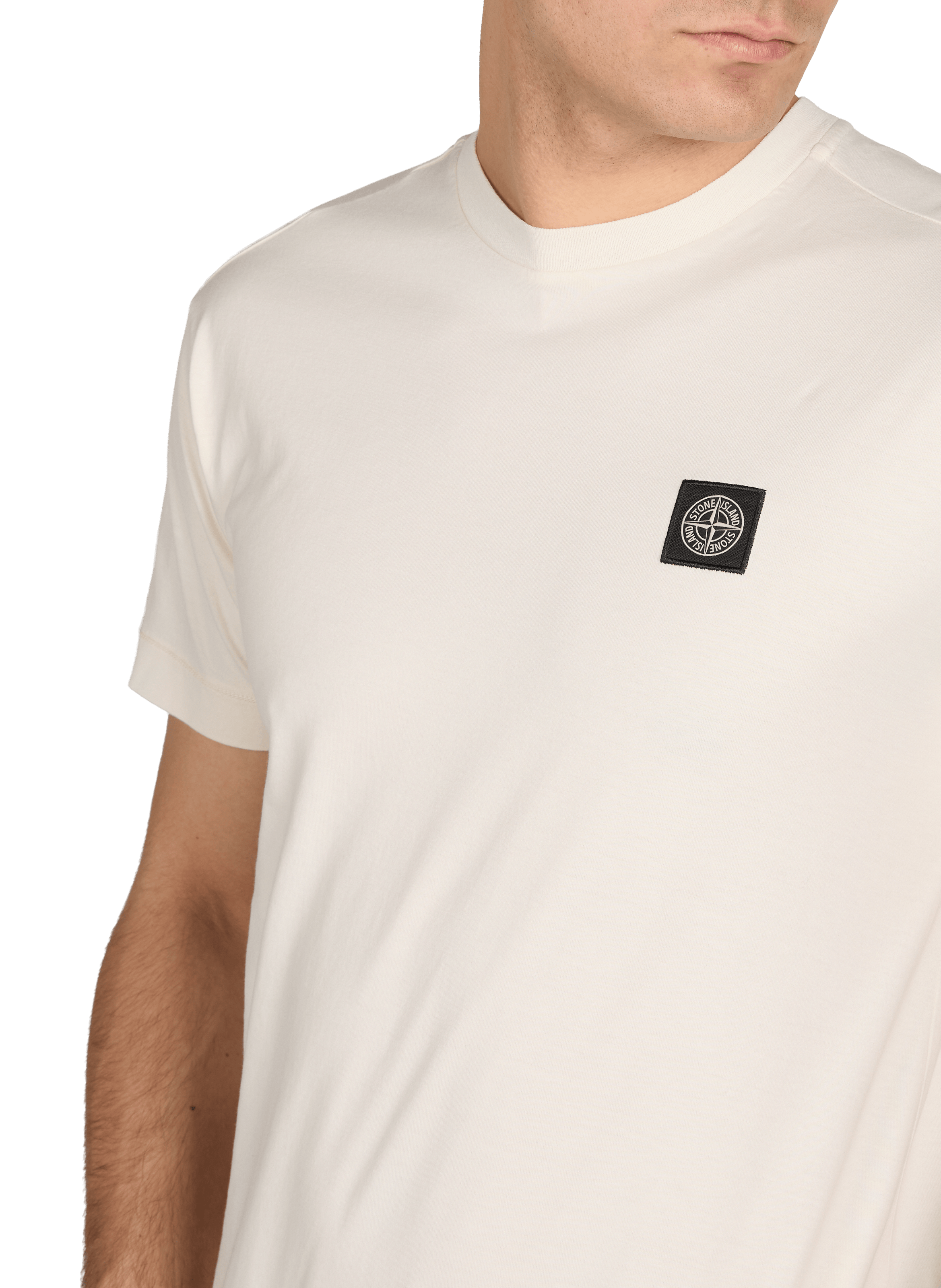 Pantalon cargo en coton mélangé STONE ISLAND Noir