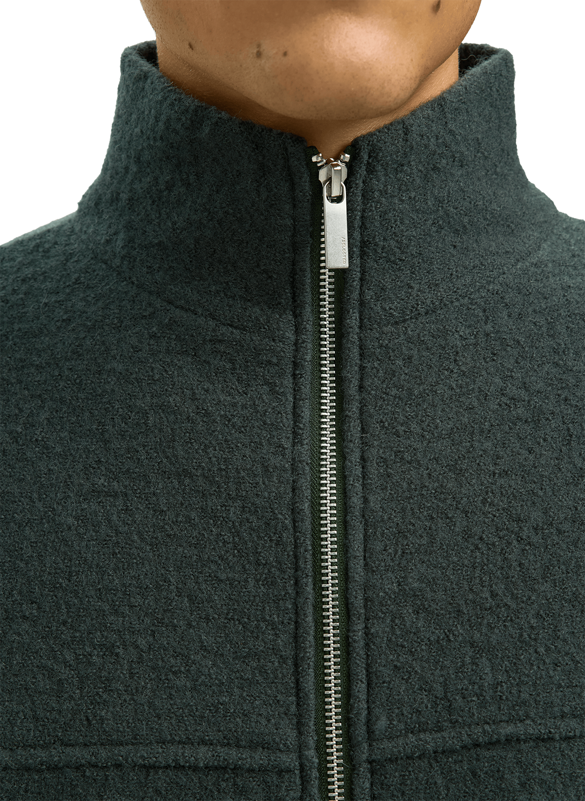 Double-breasted blazer SELECTED Green