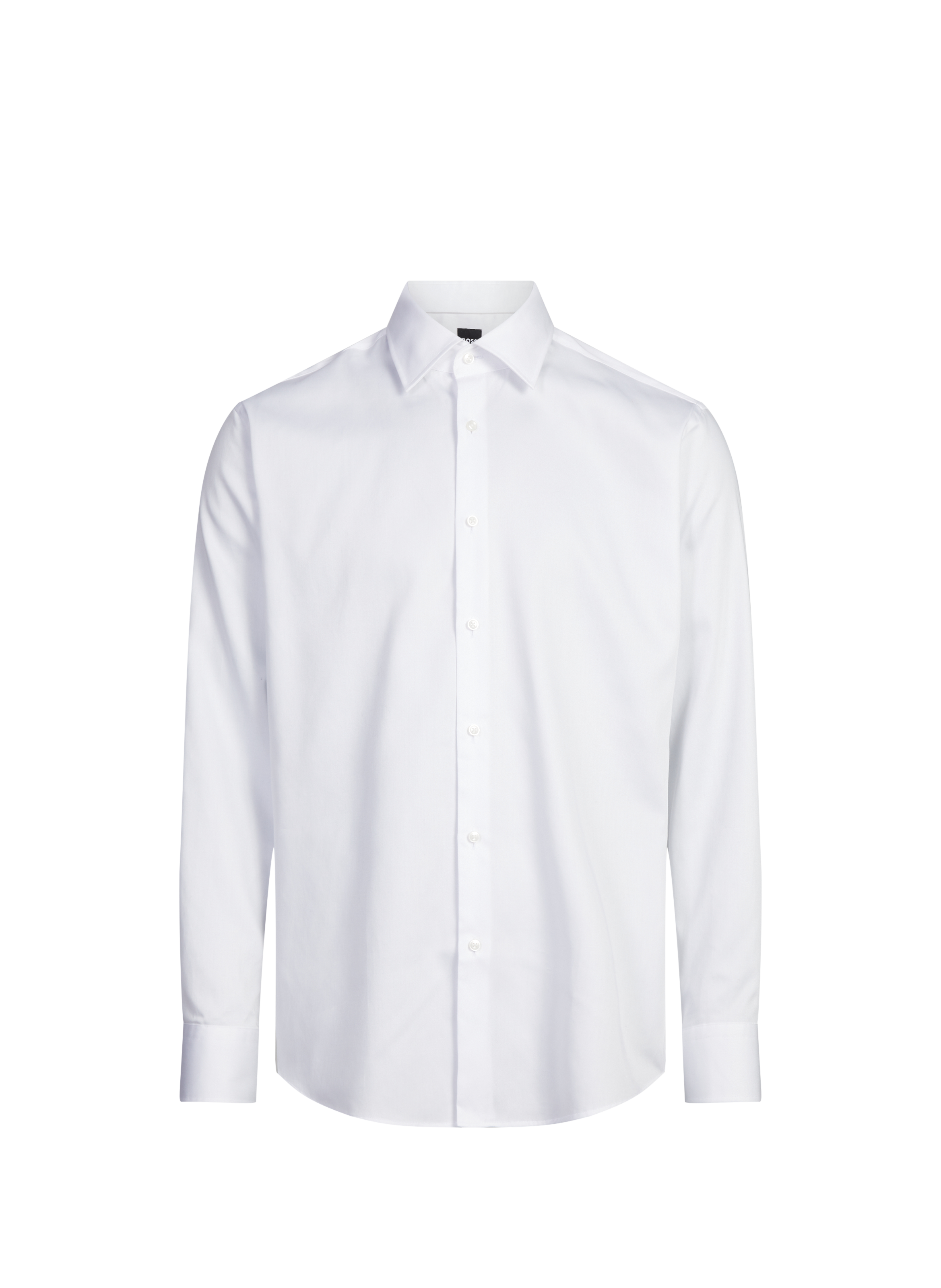 Chemise unie Joe en coton BOSS Blanc