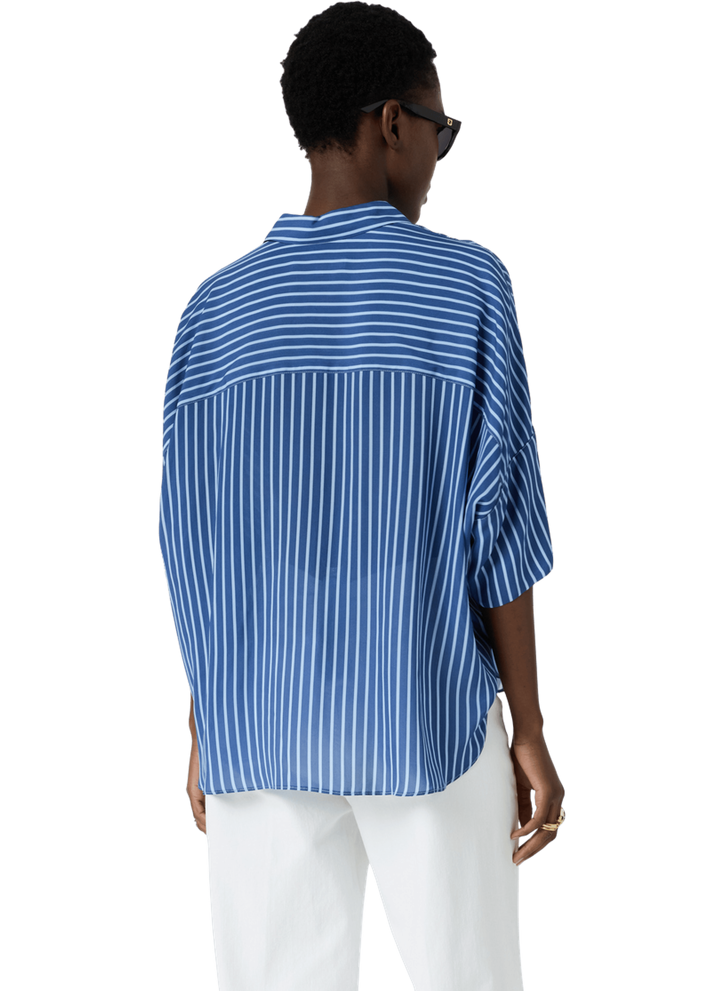 Chemise oversize fluide à rayures - crissy GERARD DAREL Bleu
