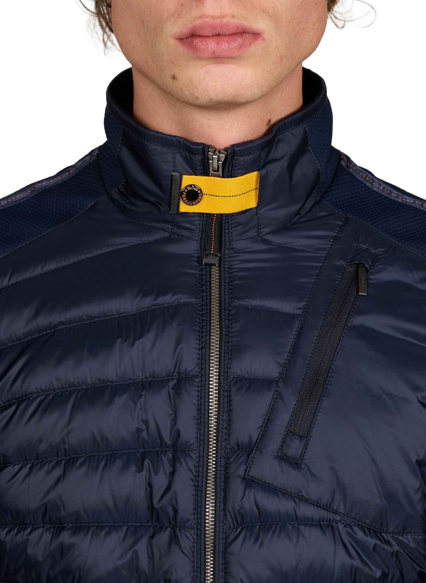 High-neck Jayde jacket PARAJUMPERS Blue