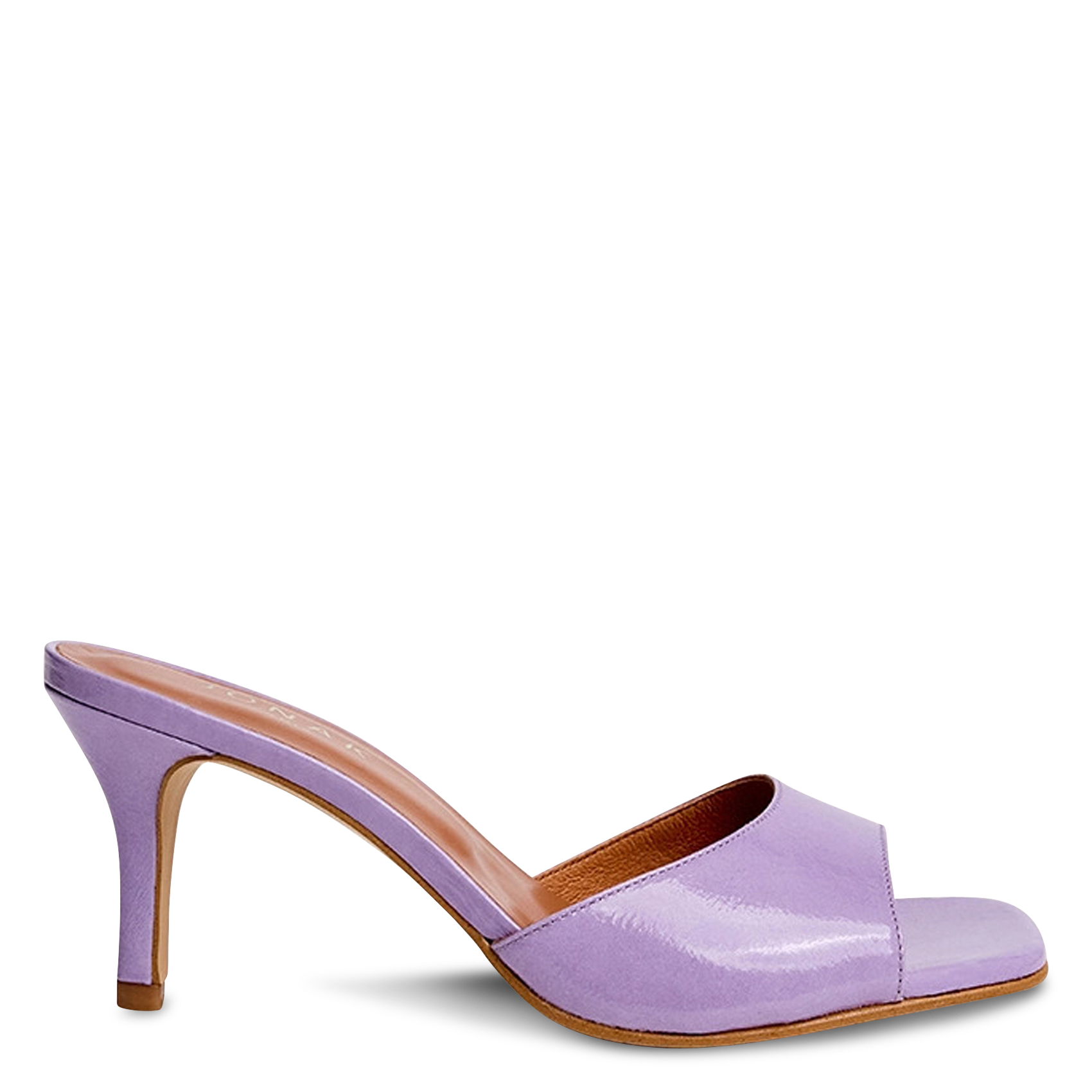 Mules hautes en cuir vertigo JONAK Violet